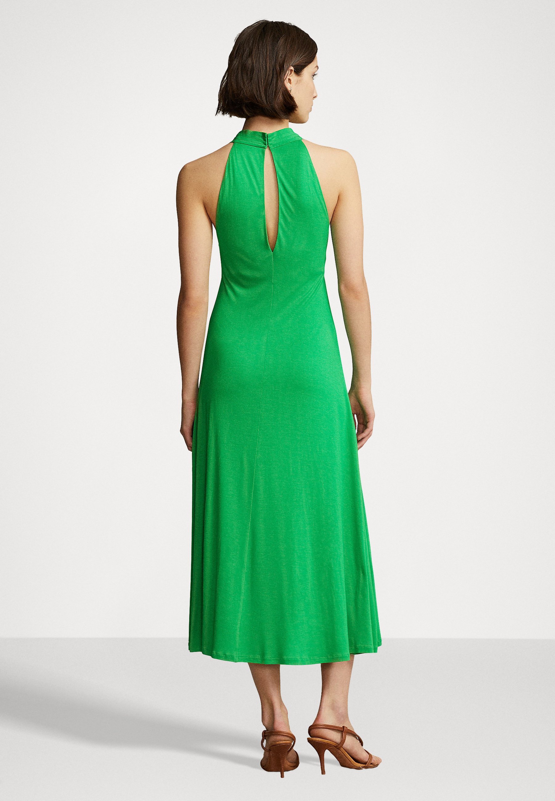 Polo Ralph Lauren BIANCA SLEEVELESS - Cocktail dress / Party dress - stem/green