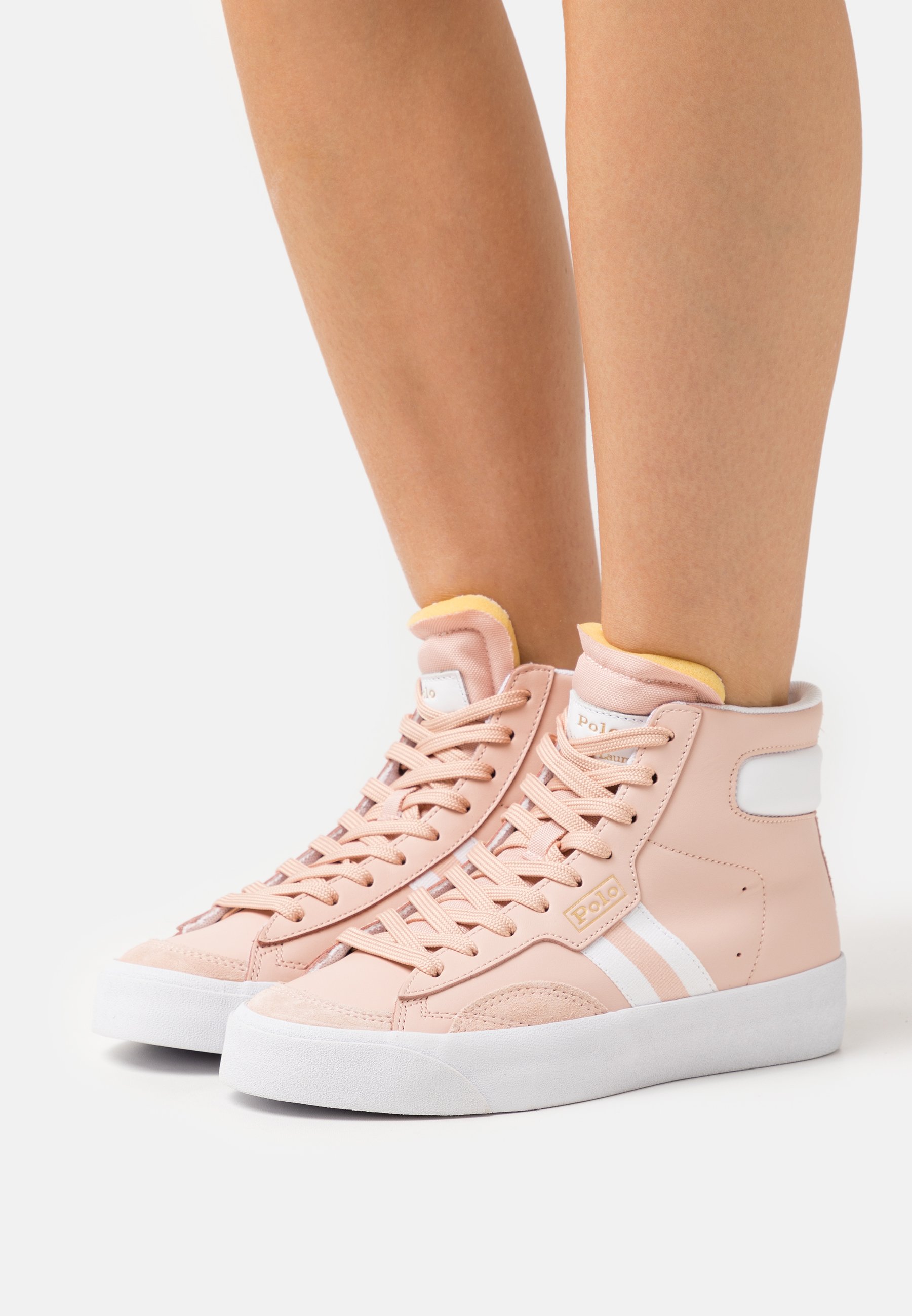 Polo Ralph Lauren COURT VULC MID - High-top trainers - rose/pink