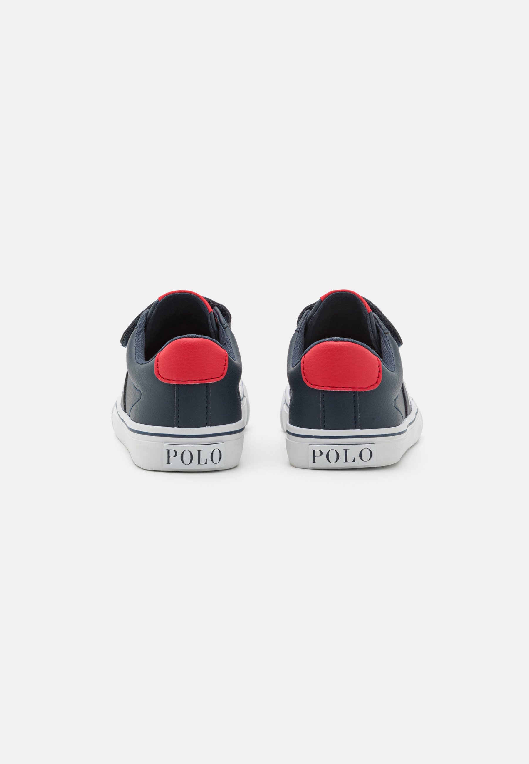 Polo Ralph Lauren SAYER UNISEX - Trainers - navy tumbled/red/paperwhite/dark blue