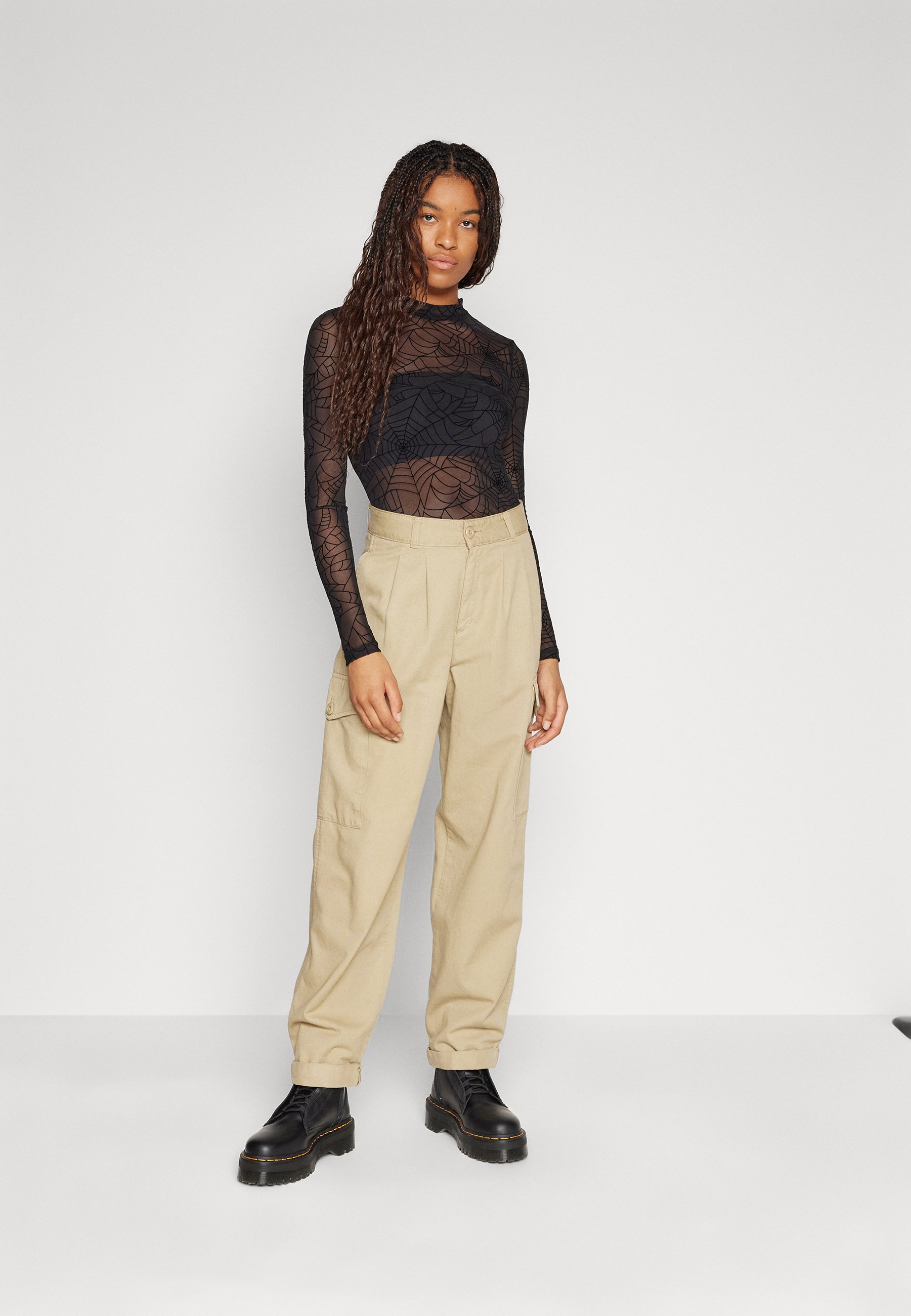 Vero Moda VMAYA TOP - Long sleeved top - black