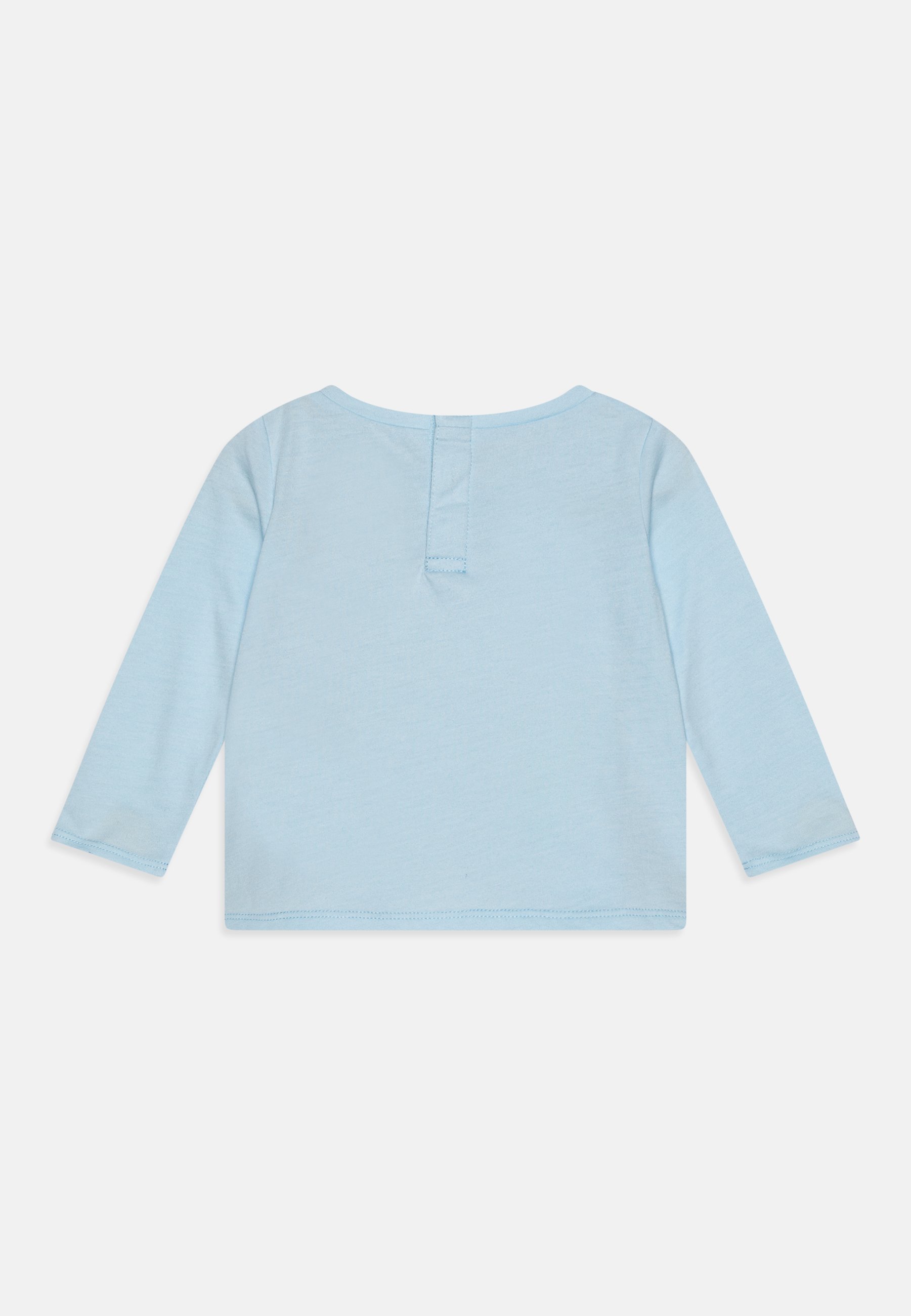 Levi's® BEAR NOTCHED FRONT TEE - Long sleeved top - omphalodes/off-white