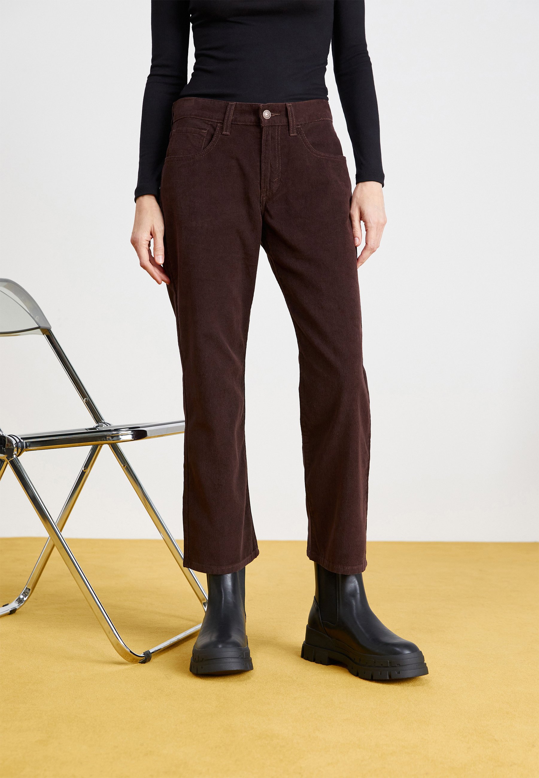 Levi's® MIDDY ANKLE BOOT - Bootcut jeans - mole/dark brown