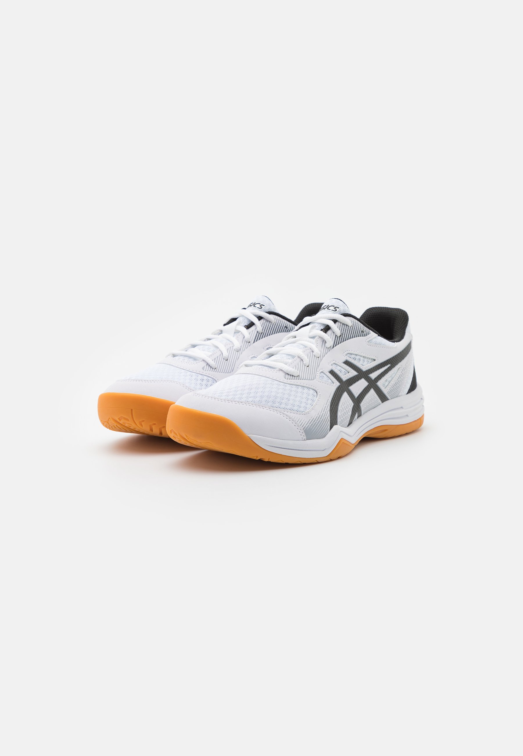 ASICS UPCOURT 5 - Handball shoes - white/safety yellow/white