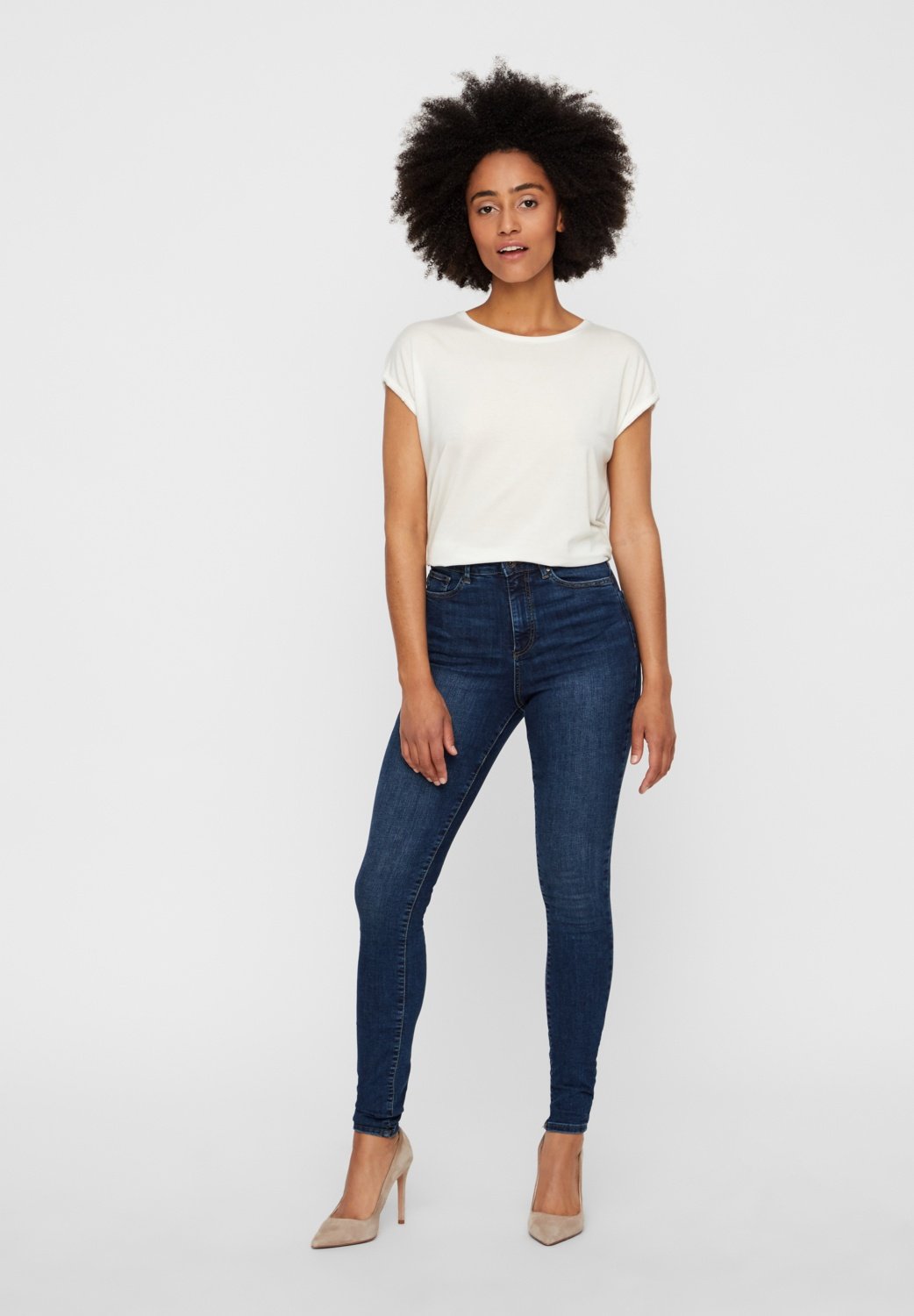 Vero Moda VMSOPHIA  - Jeans Skinny Fit - medium blue/blue denim