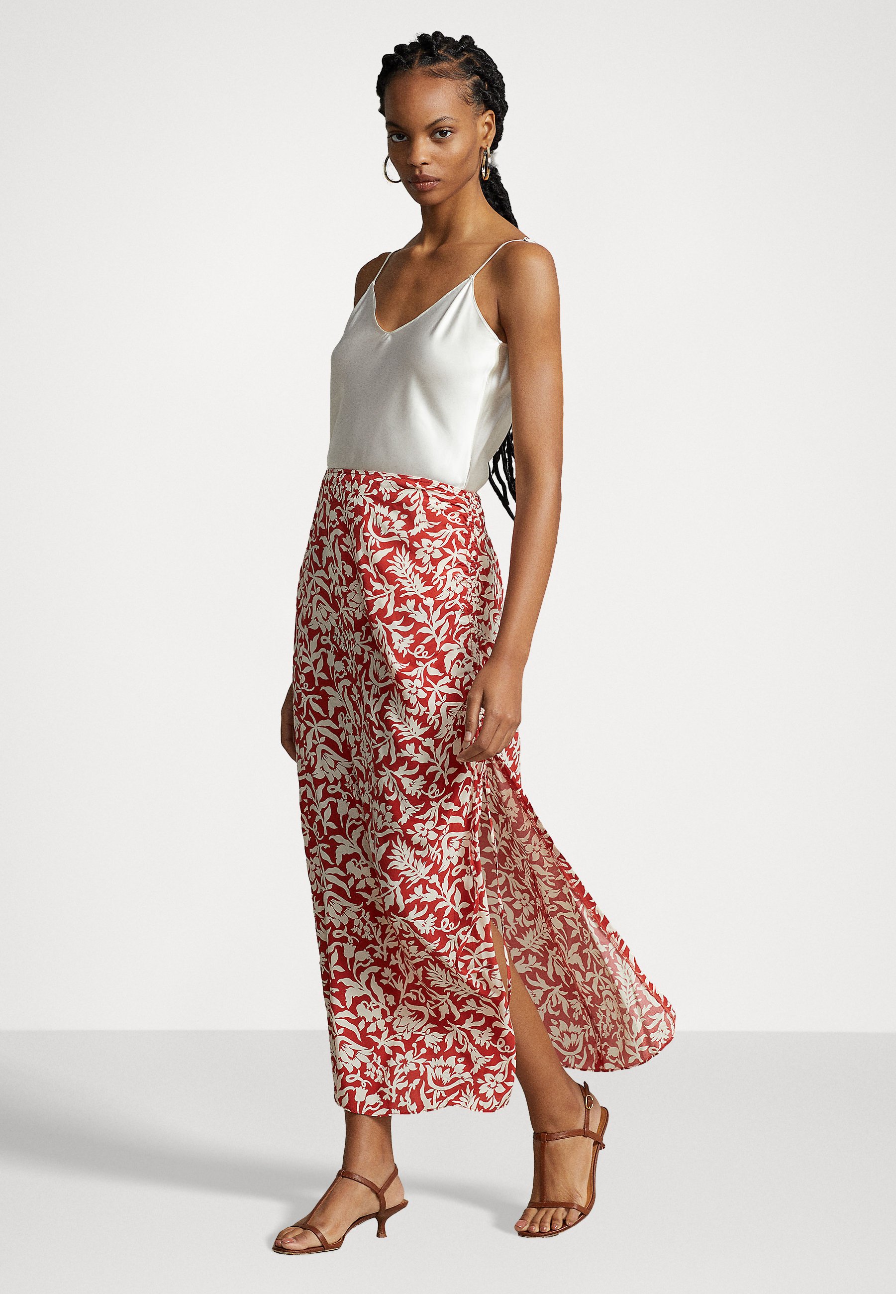Polo Ralph Lauren PENCIL - Pencil skirt - red