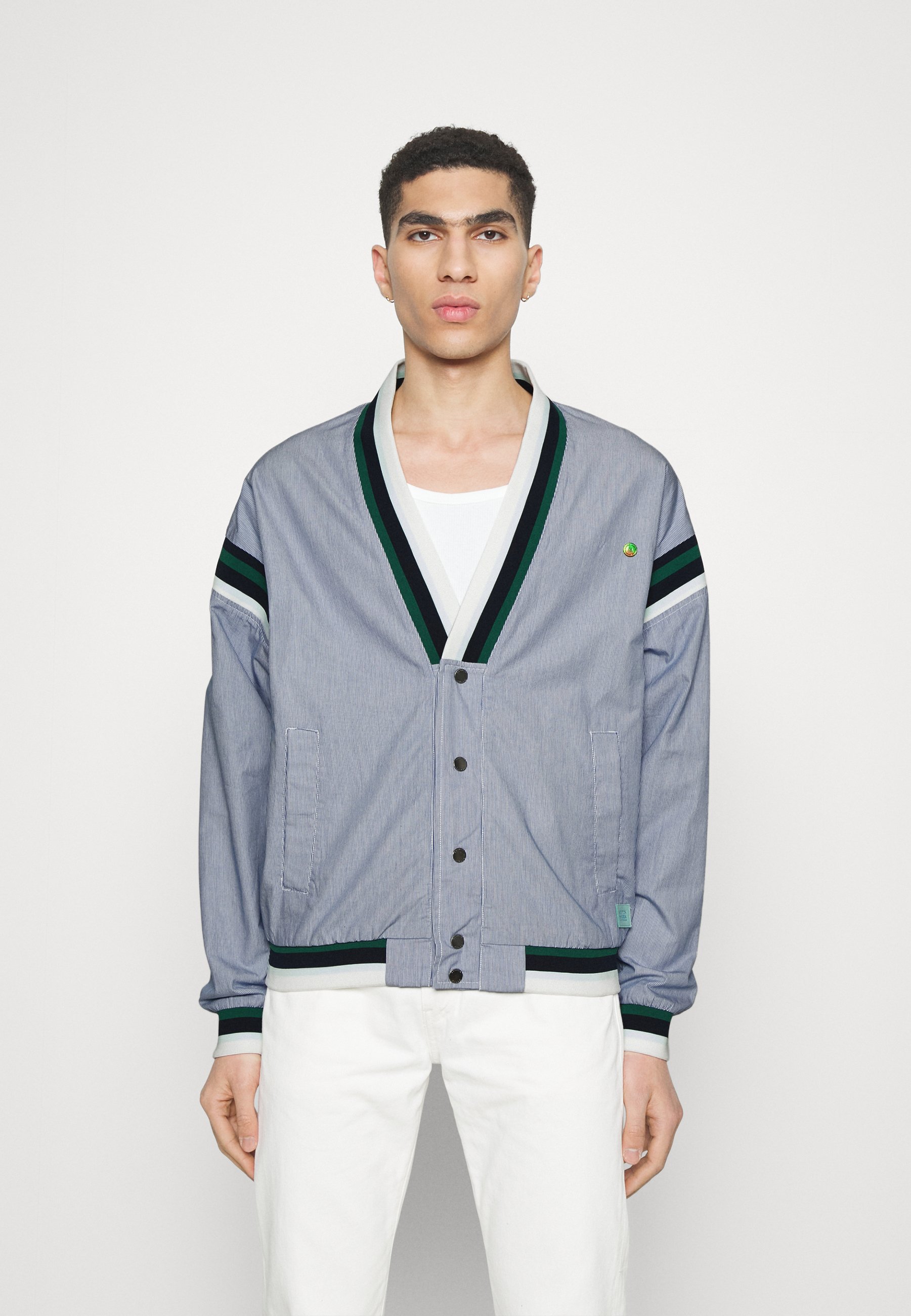 Scotch & Soda TENNIS - Summer jacket - white/blue/white