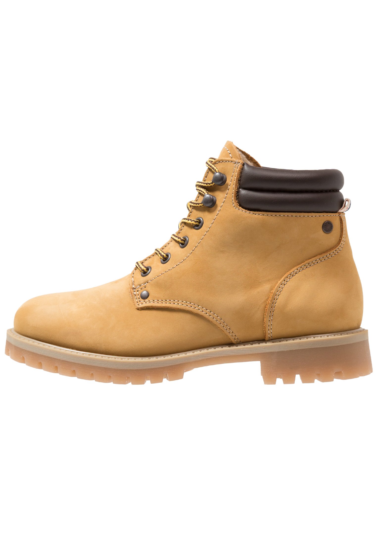 Jack &Jones JFWSTOKE WARM - Lace-up ankle boots - honey/dark yellow