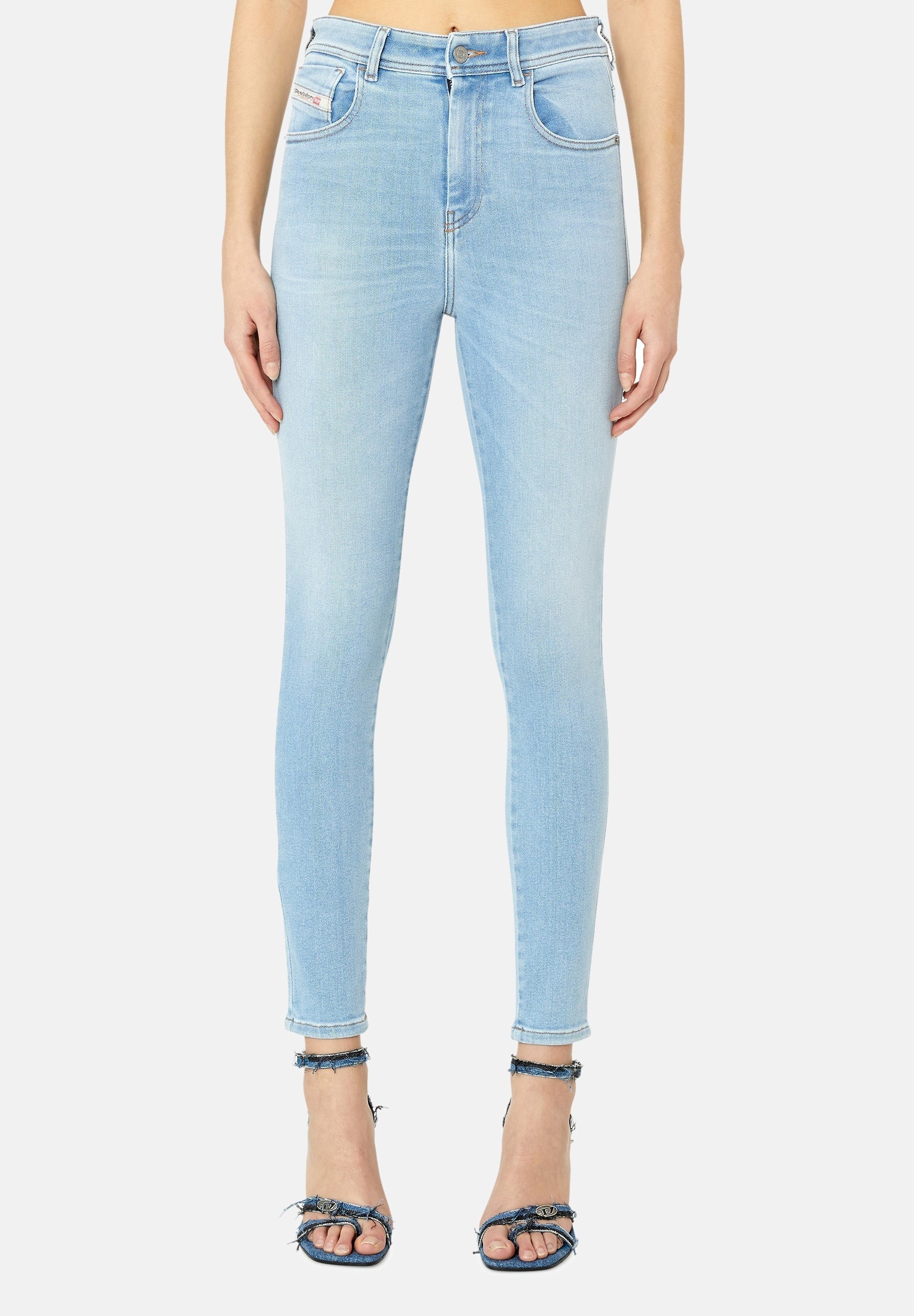 Diesel 1984 SLANDY - Jeans Skinny Fit - light blue/blue denim