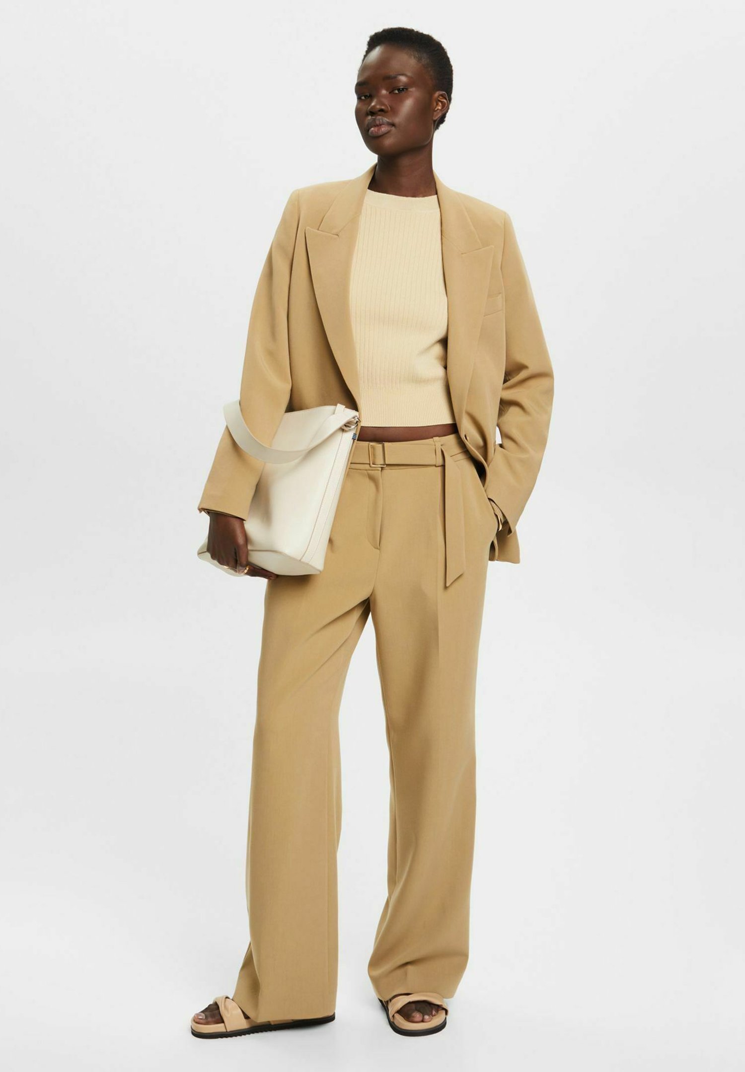 Esprit Jumper - light beige/mottled beige