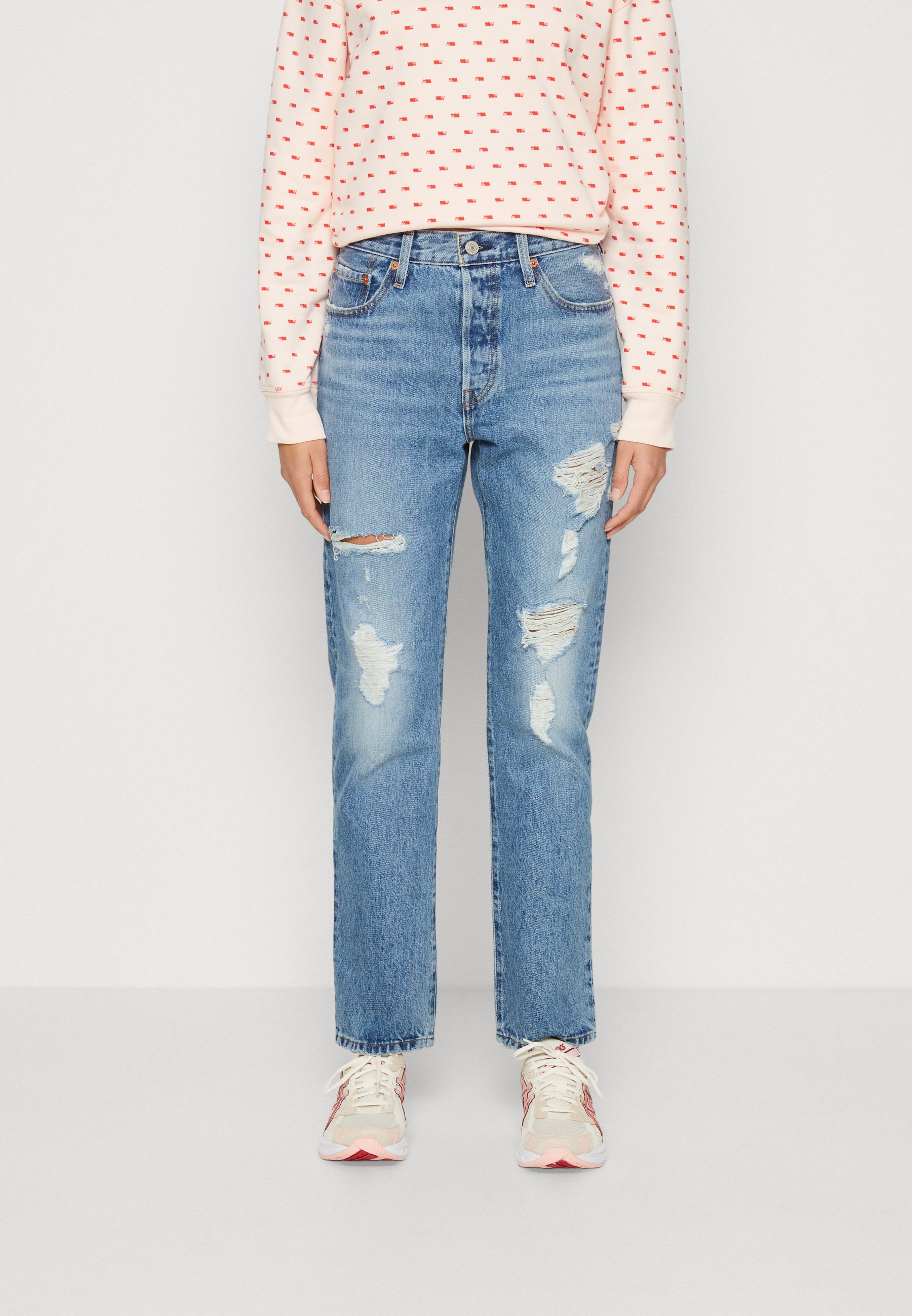 Levi's® 501® JEANS FOR WOMEN - Straight leg jeans - hits different/destroyed denim