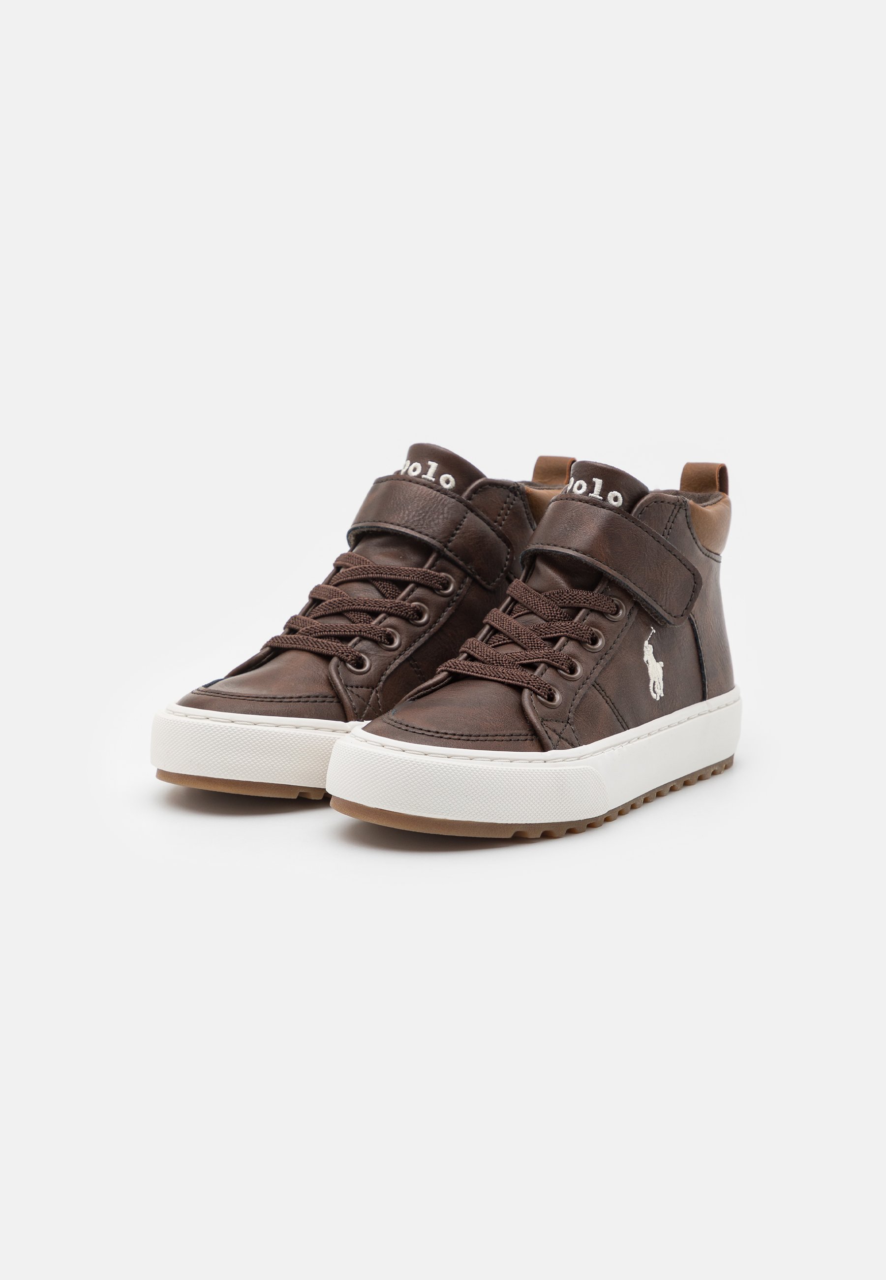 Polo Ralph Lauren JAXSON UNISEX - High-top trainers - brown
