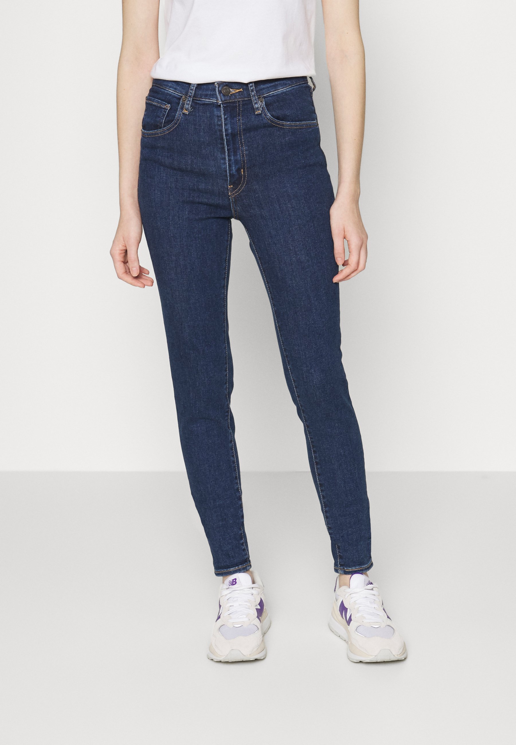 Levi's® MILE HIGH SUPER SKINNY - Jeans Skinny Fit - rome winter/dark-blue denim