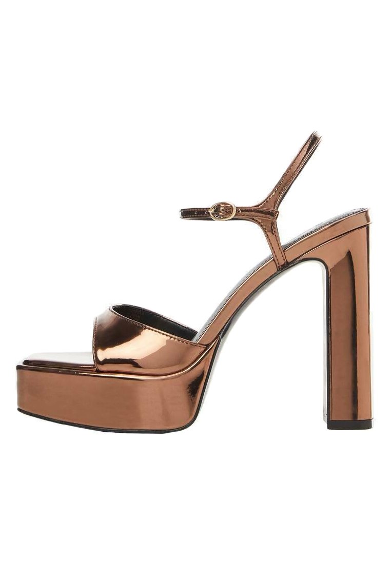 Mango ROVI - High heeled sandals - koper/copper