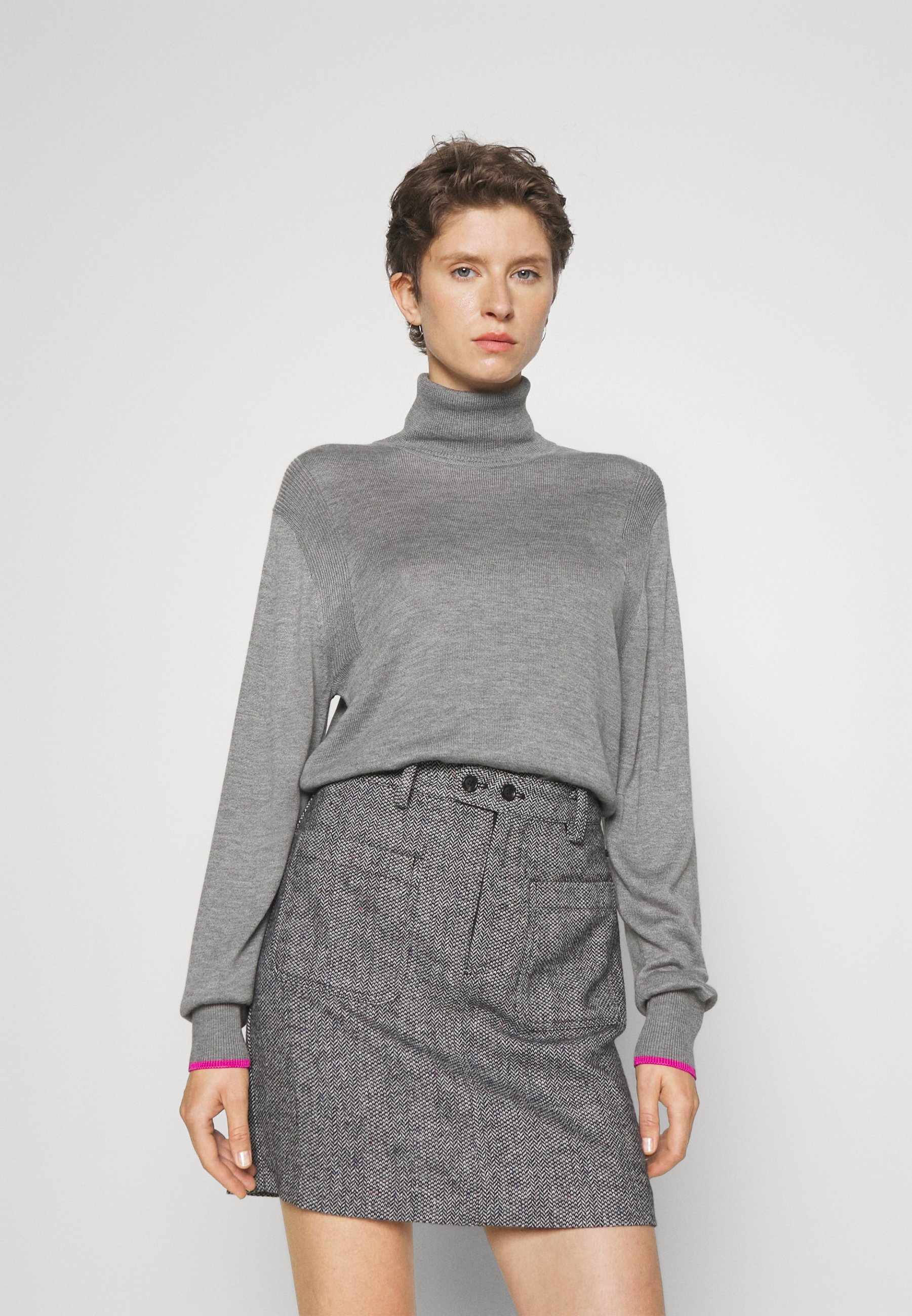 Scotch & Soda ROLL NECK - Jumper - grey