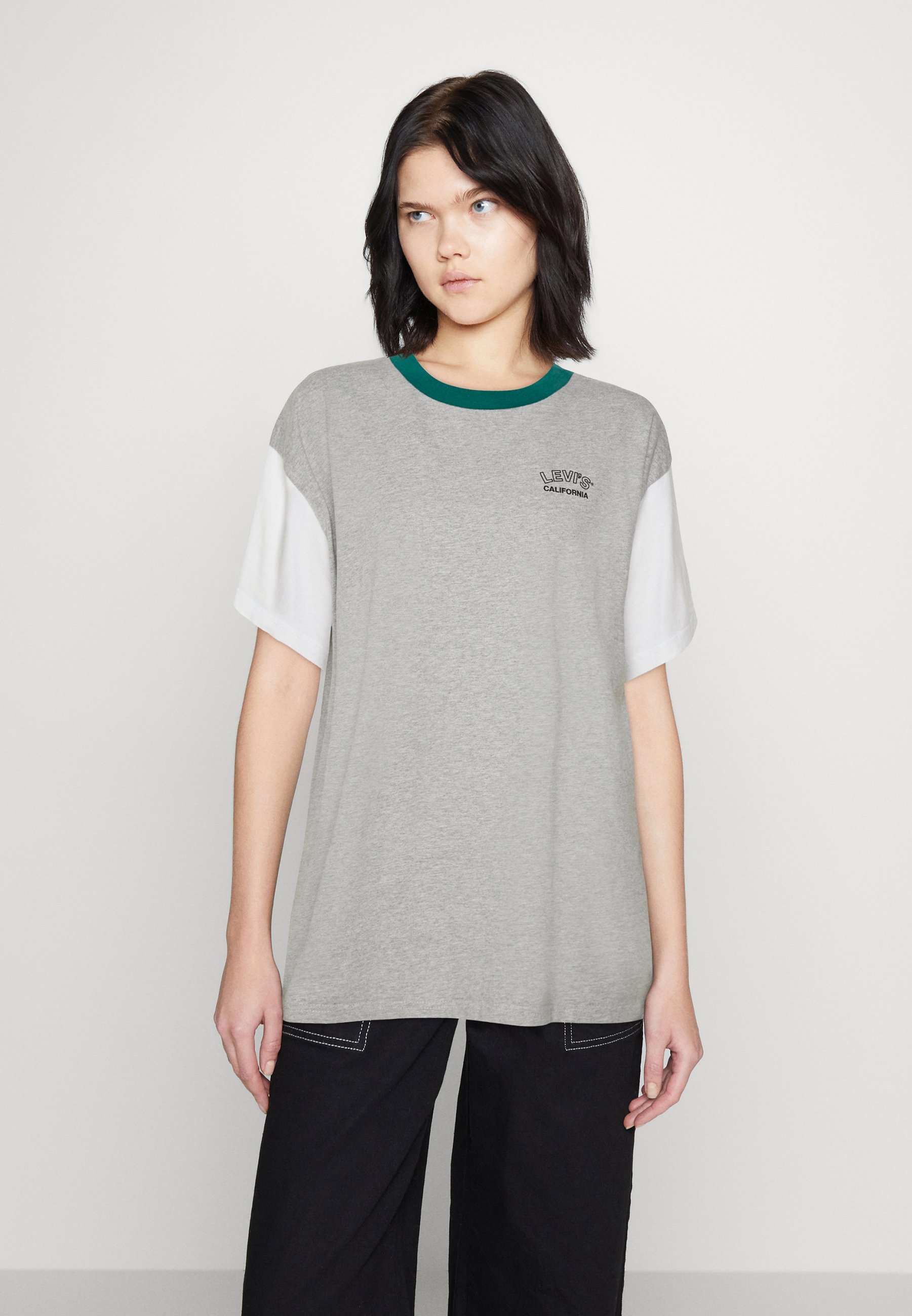 Levi's® GRAPHIC COBALT TEE - Print T-shirt - grey