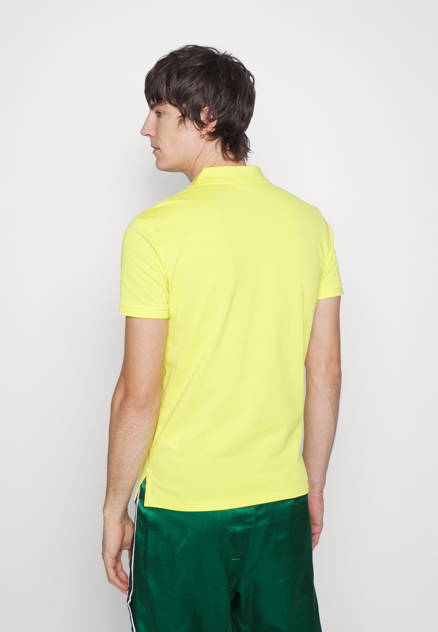 Polo Ralph Lauren SLIM FIT STRETCH MESH POLO SHIRT - Polo shirt - lemon crush/yellow
