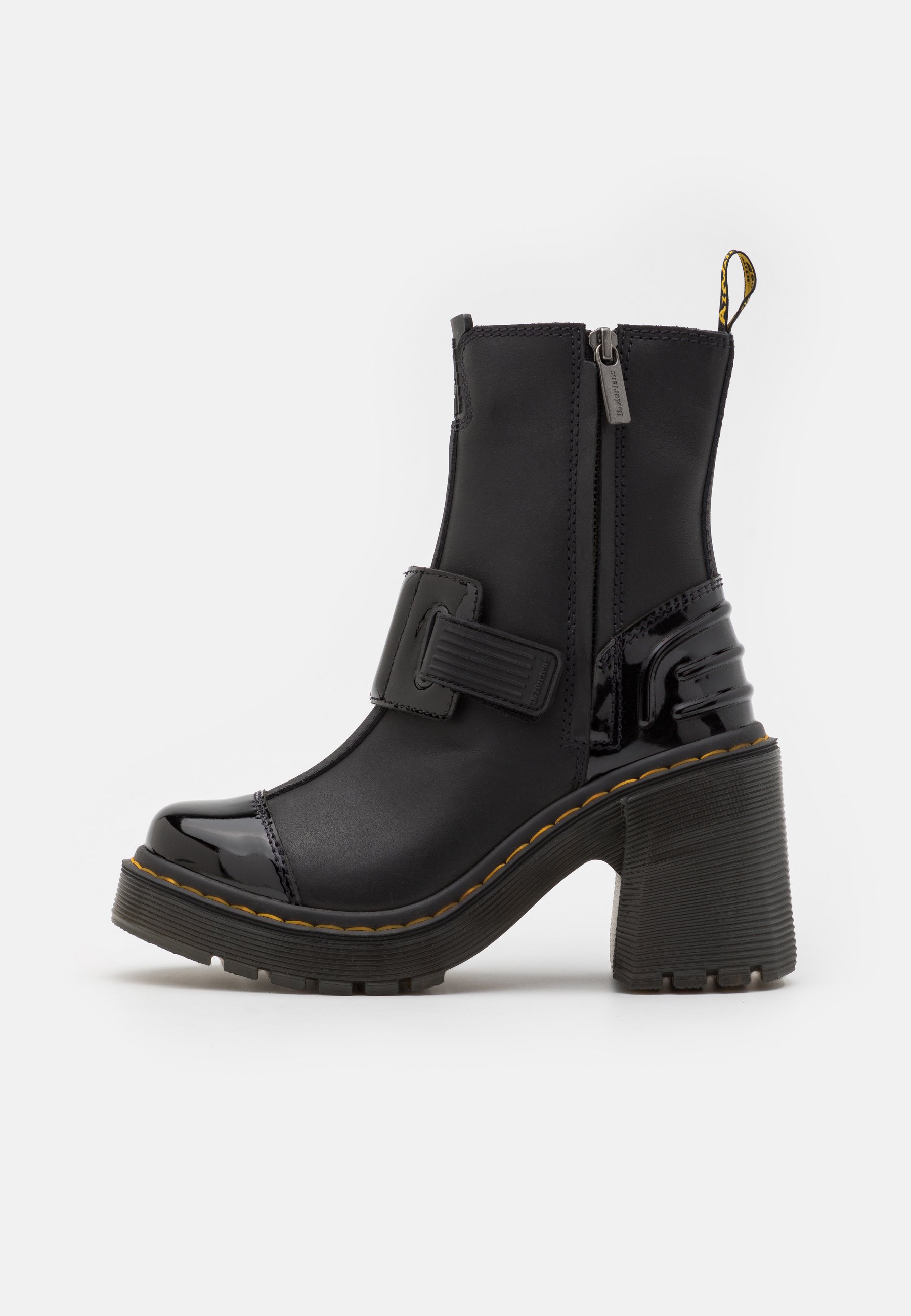 Dr. Martens GAYA CHELSEA - High heeled ankle boots - black/black