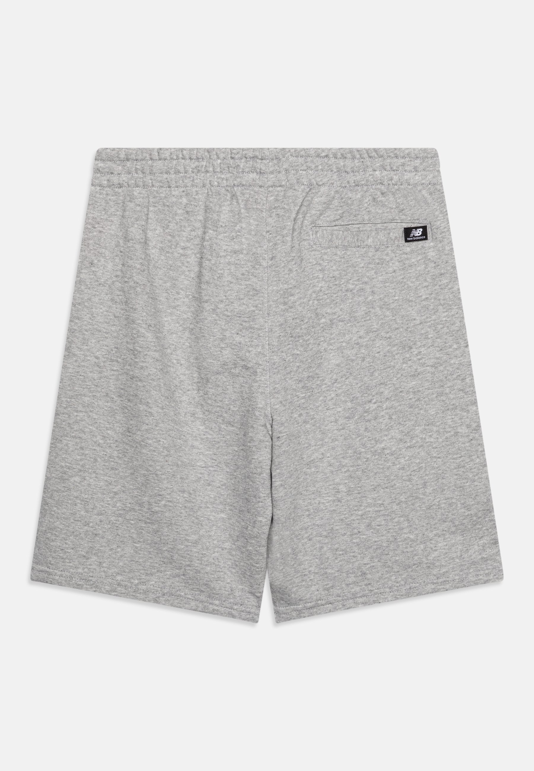 NB ESSENTIALS STACKED LOGO UNISEX - Tracksuit bottoms - mottled light grey