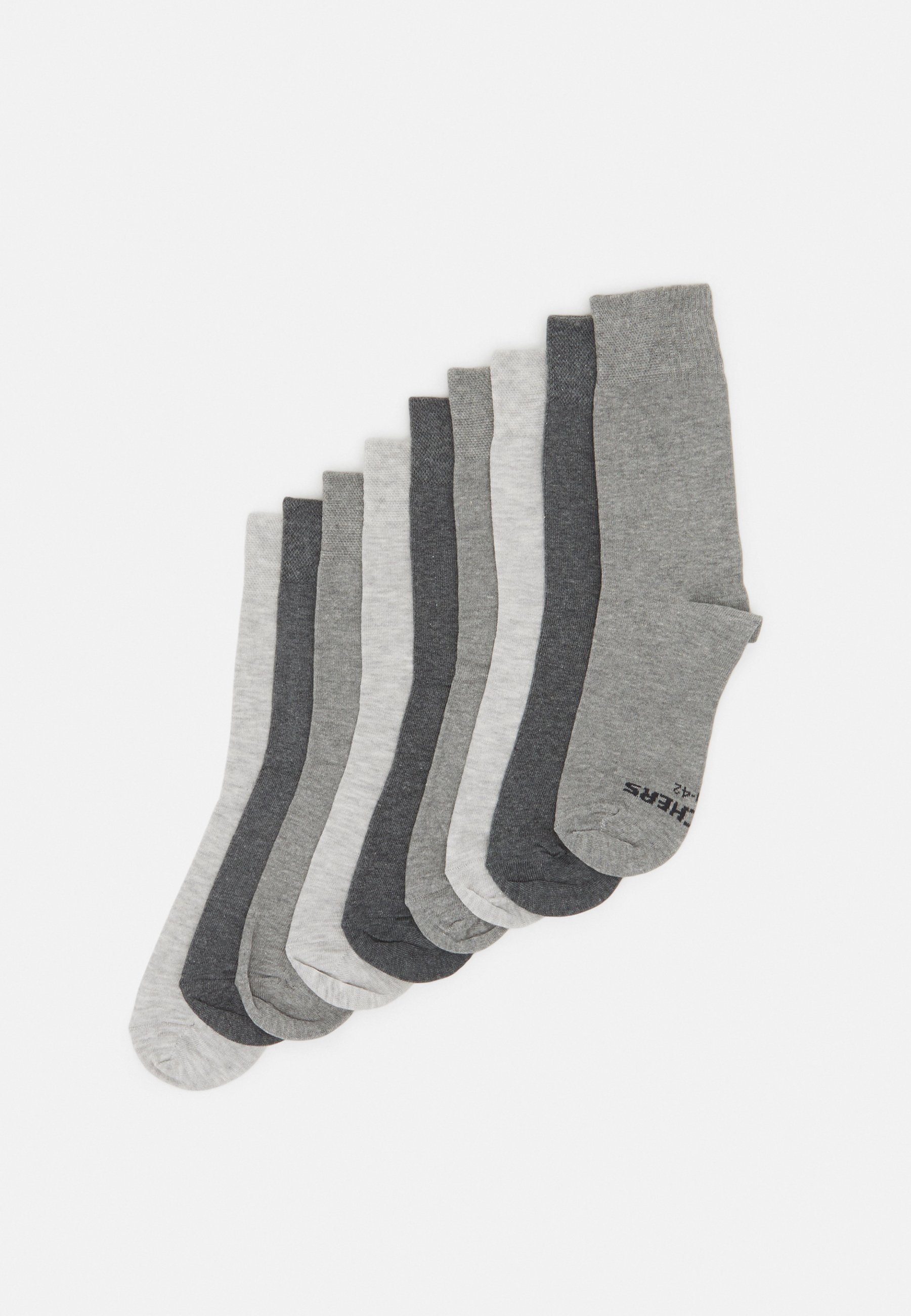 Skechers 9 PACK - Socks - fog melange/grey