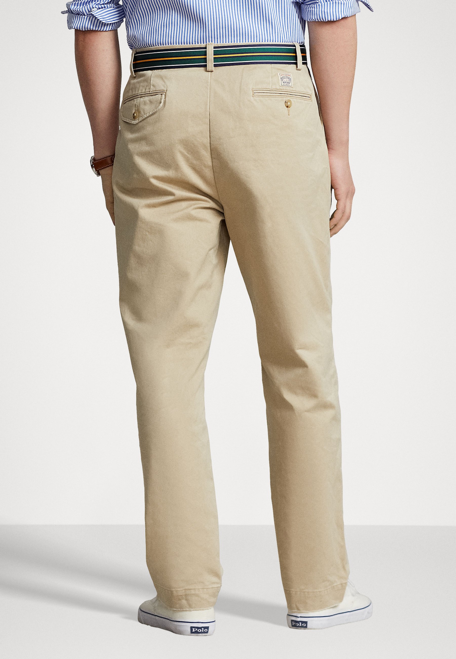 Polo Ralph Lauren PLEATED UNISEX - Chinos - beige