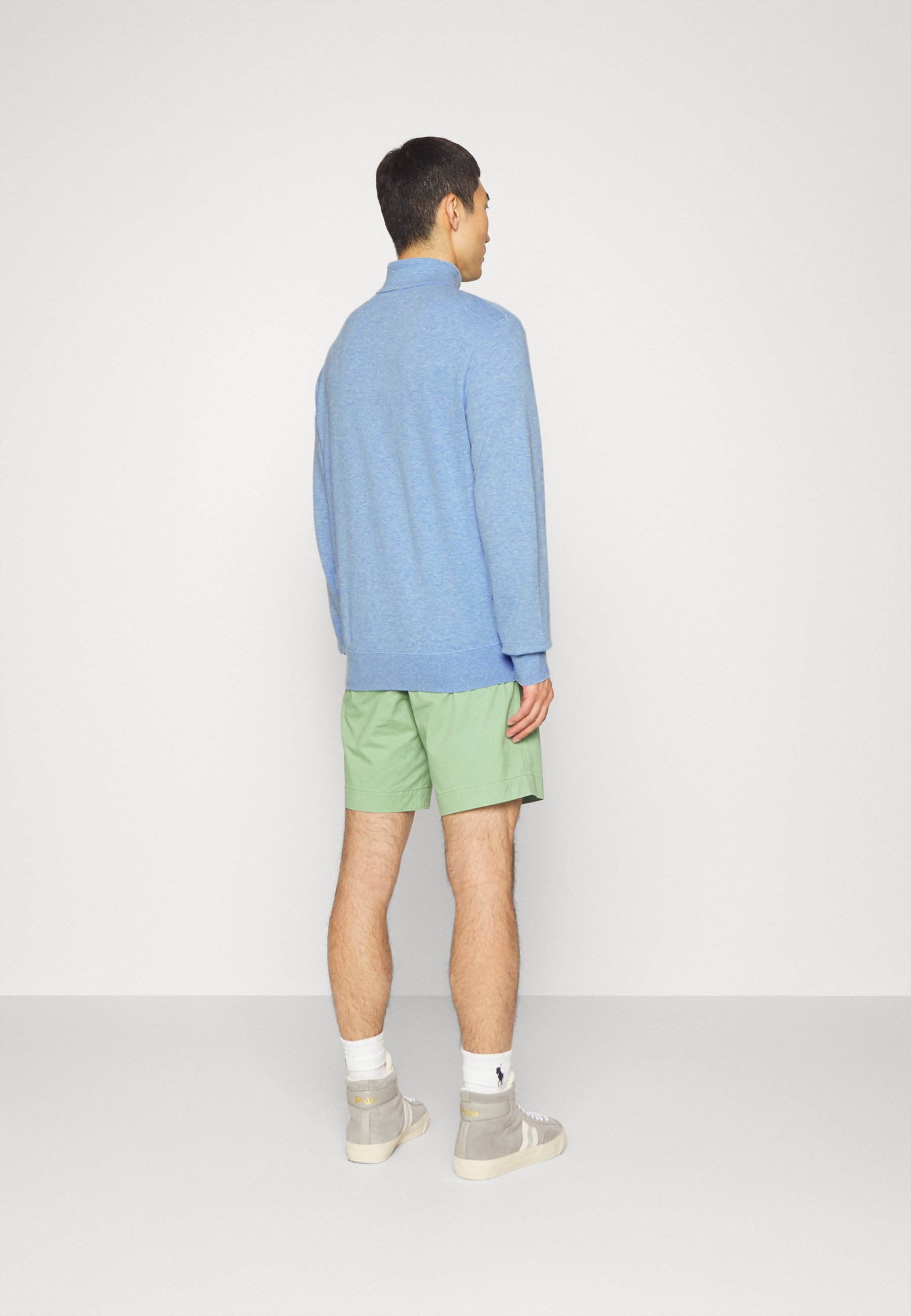 Polo Ralph Lauren LONG SLEEVE  - Long sleeved top - jamaica heather/light blue