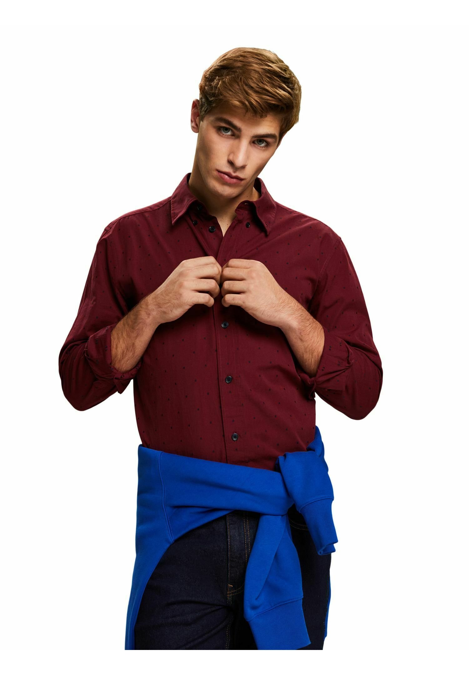 Esprit F SUS AOP ON PO - Shirt - garnet red/berry