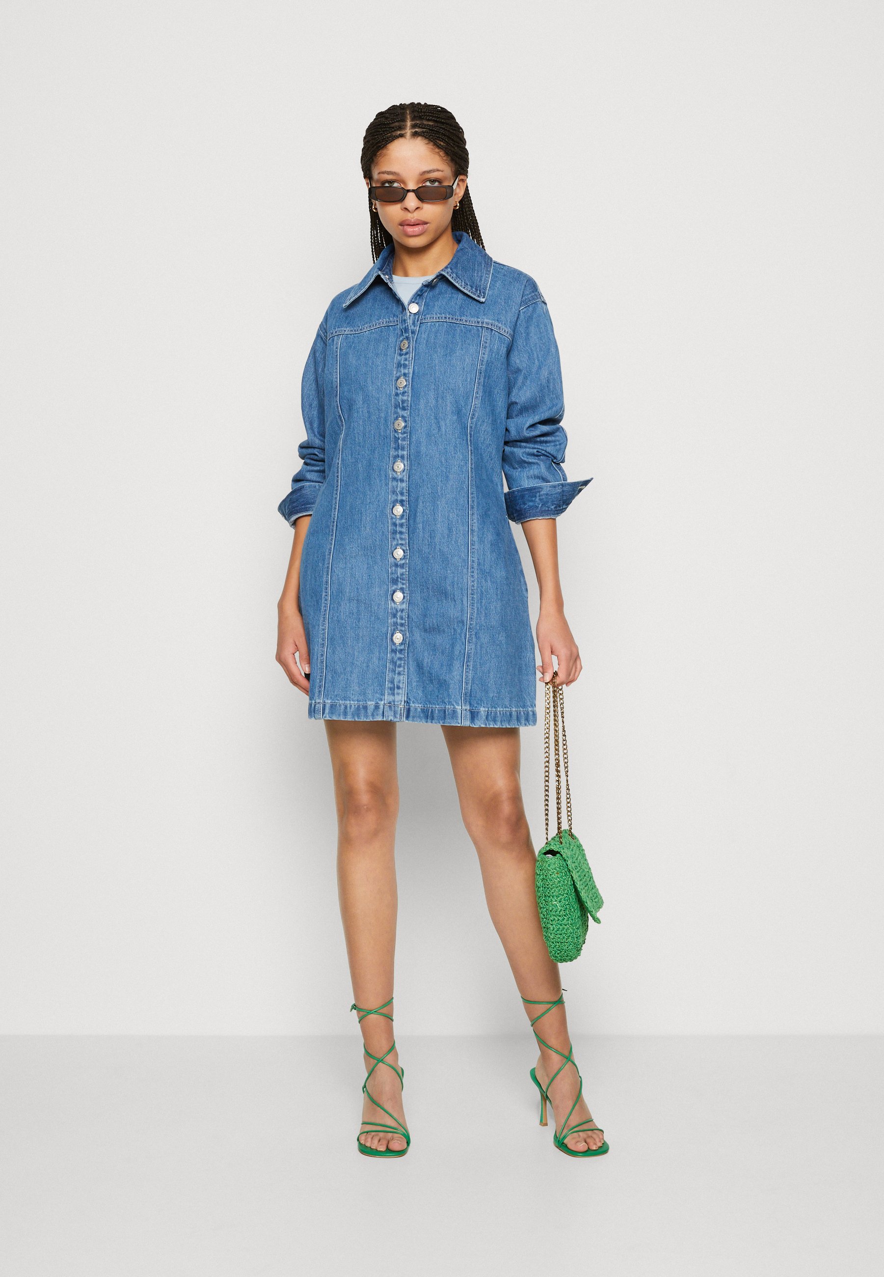 Levi's® SHAY DRESS - Denim dress - old 517 blue/blue denim