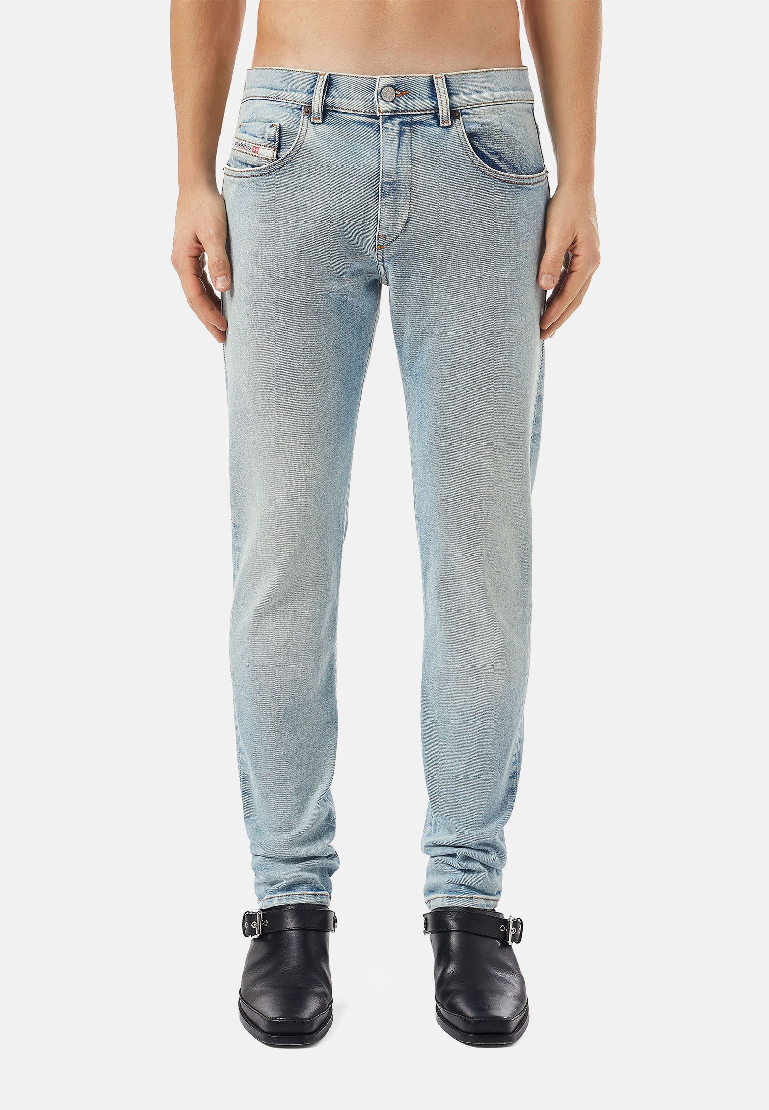 Diesel Slim fit jeans - light blue/light-blue denim