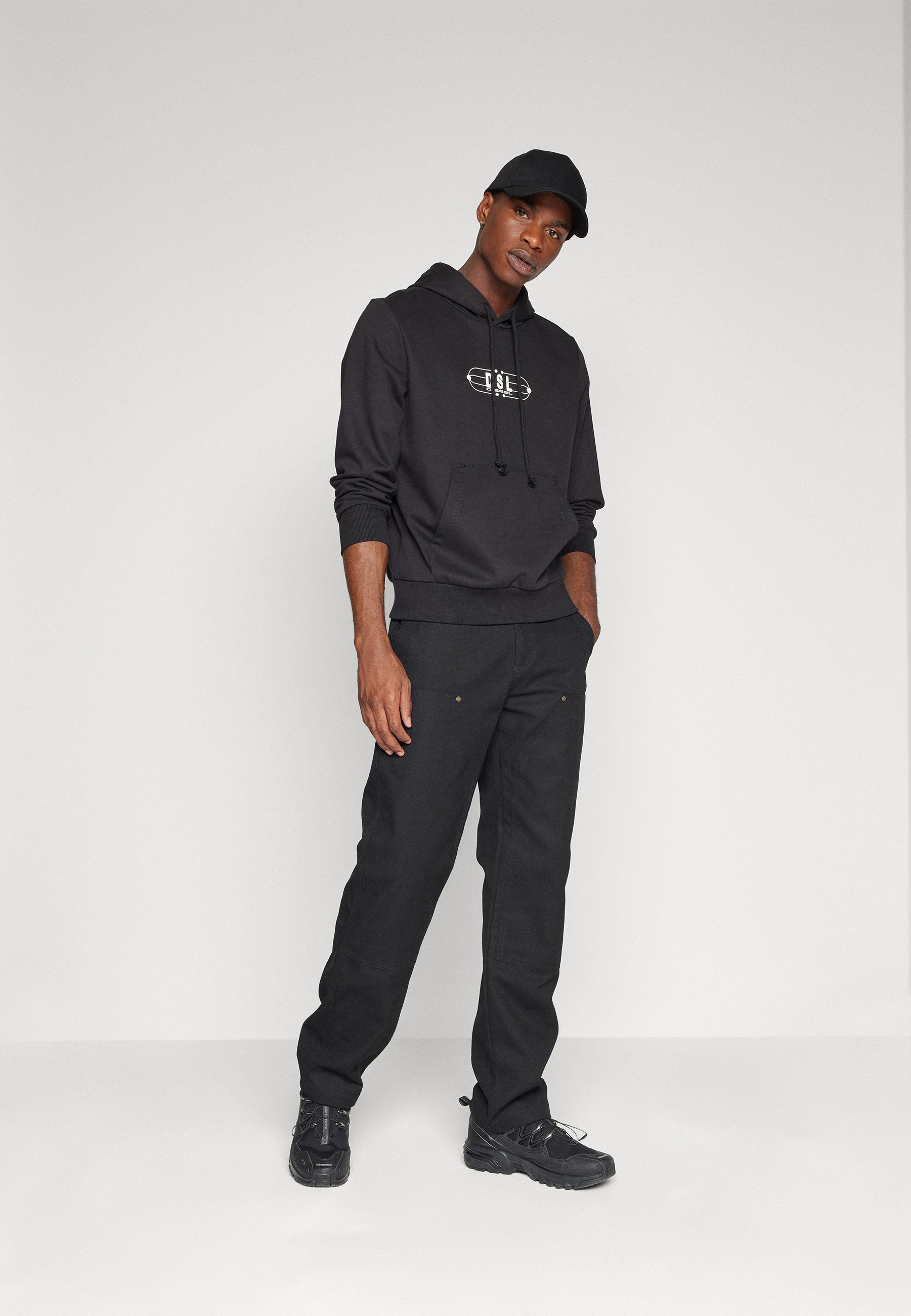 Diesel GINN UNISEX - Sweatshirt - black
