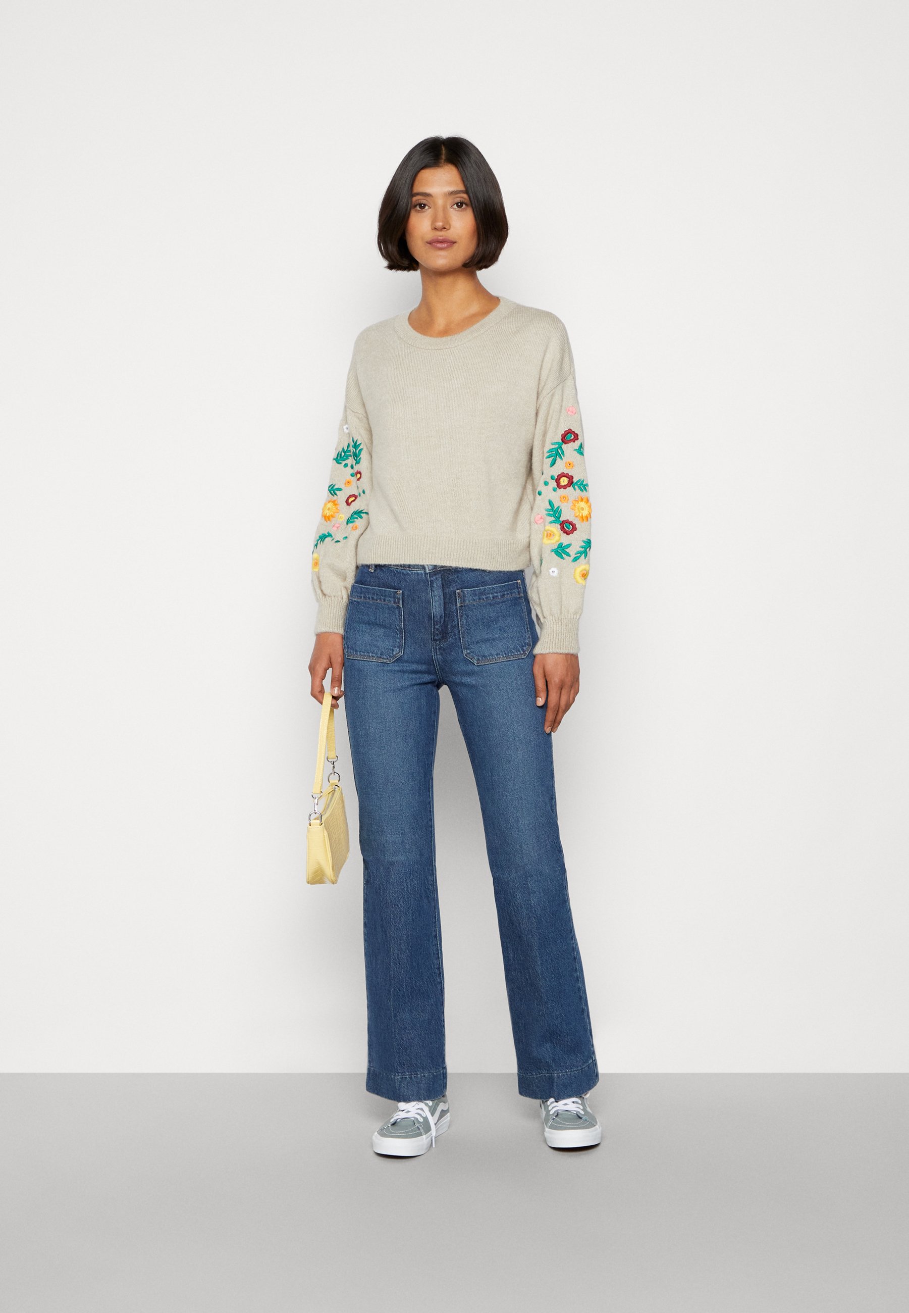 ONLY ONLYARA - Jumper - pumice stone/beige