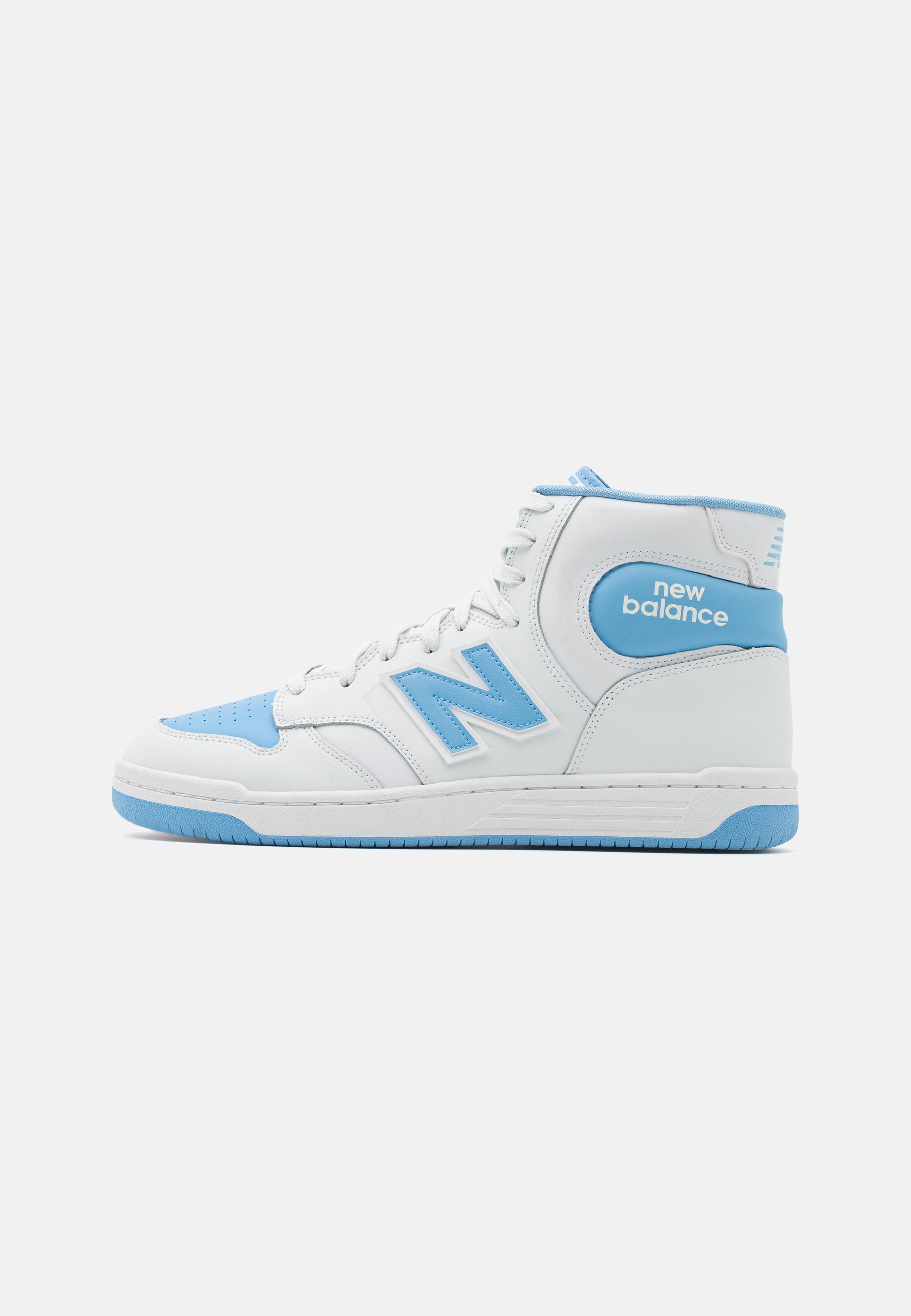 NB 480H UNISEX - High-top trainers - white/light blue/white