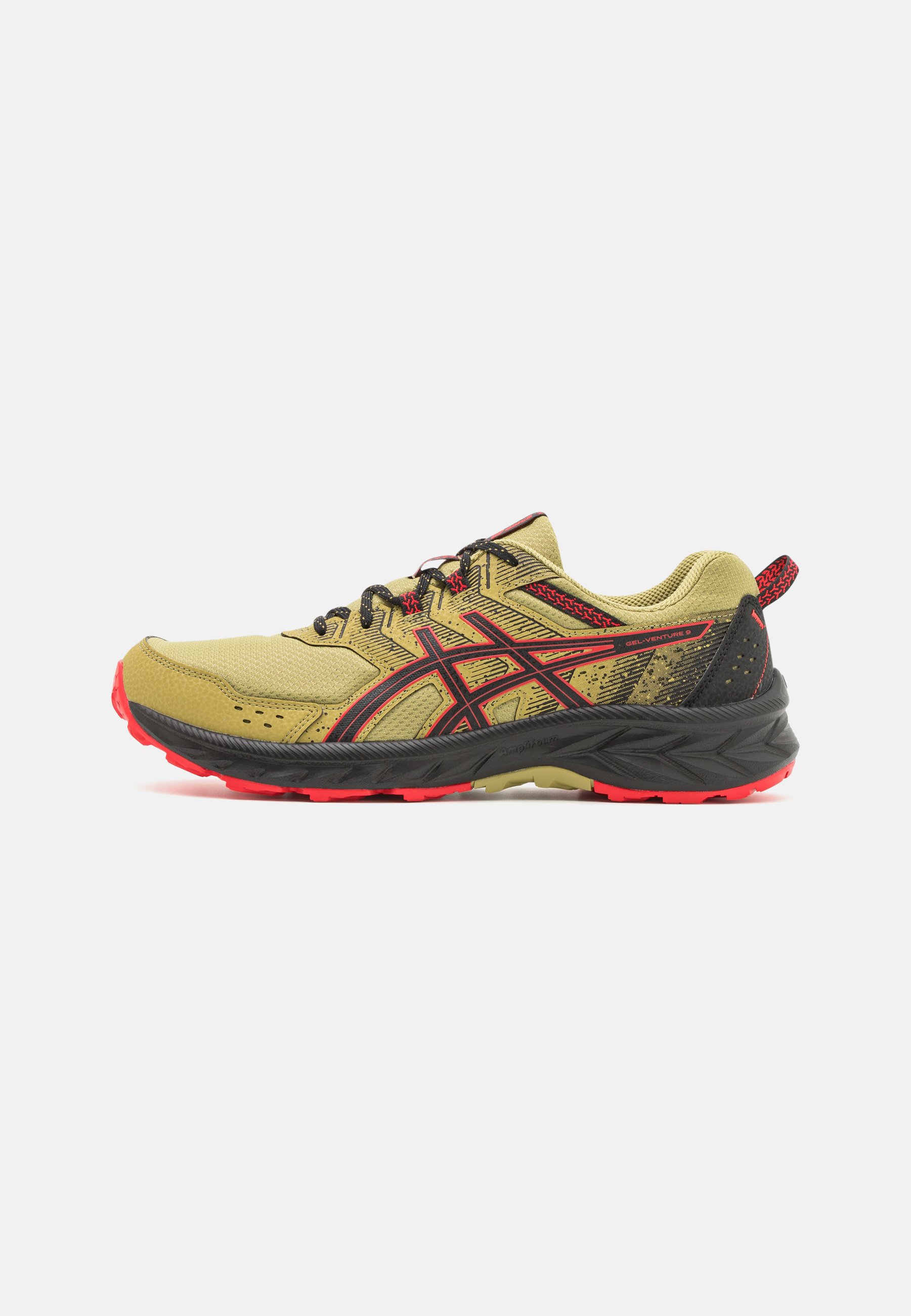 ASICS GEL VENTURE 9 - Trail running shoes - olive oil/electric red/olive