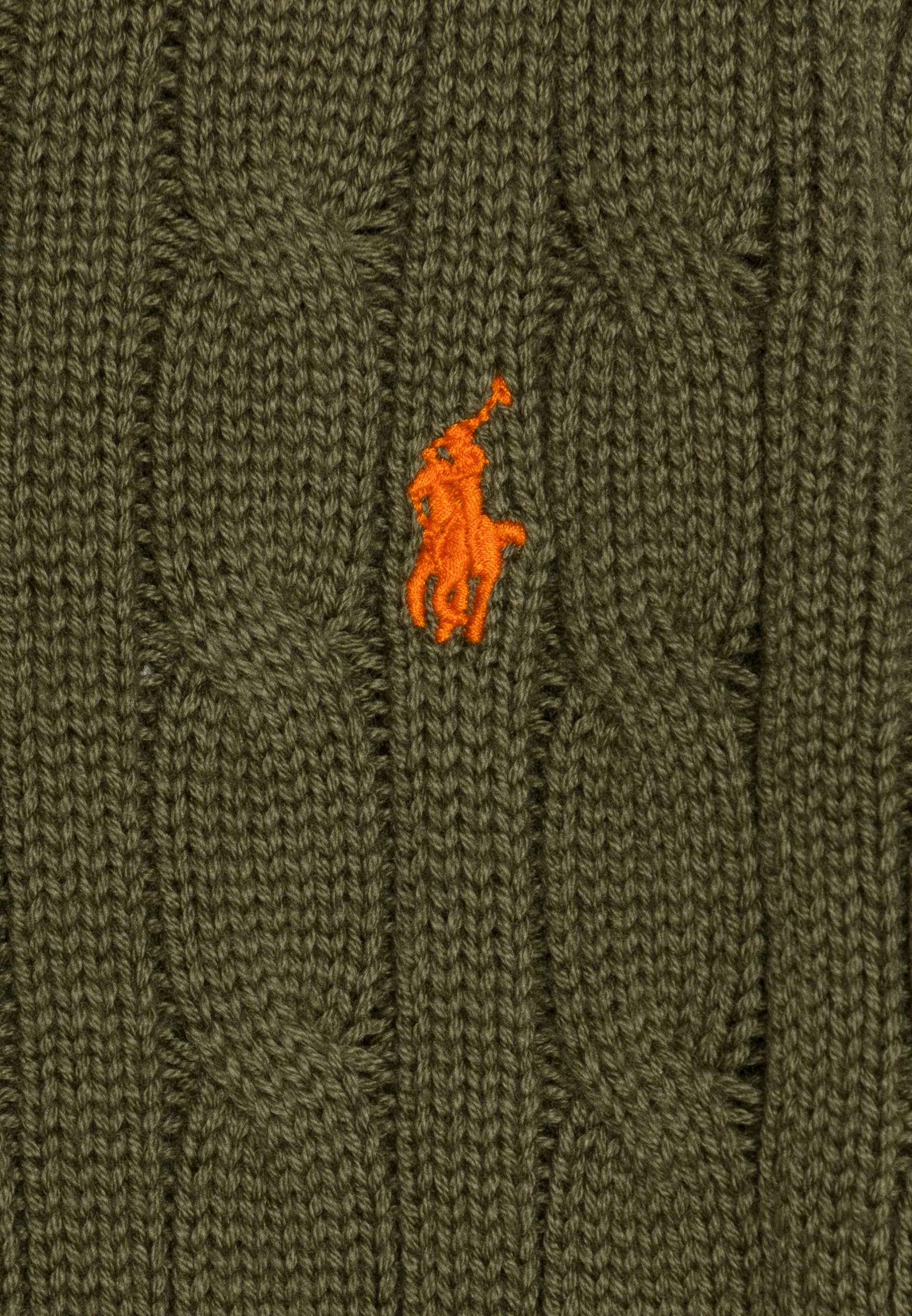 Polo Ralph Lauren CABLE  - Jumper - dark sage/dark green