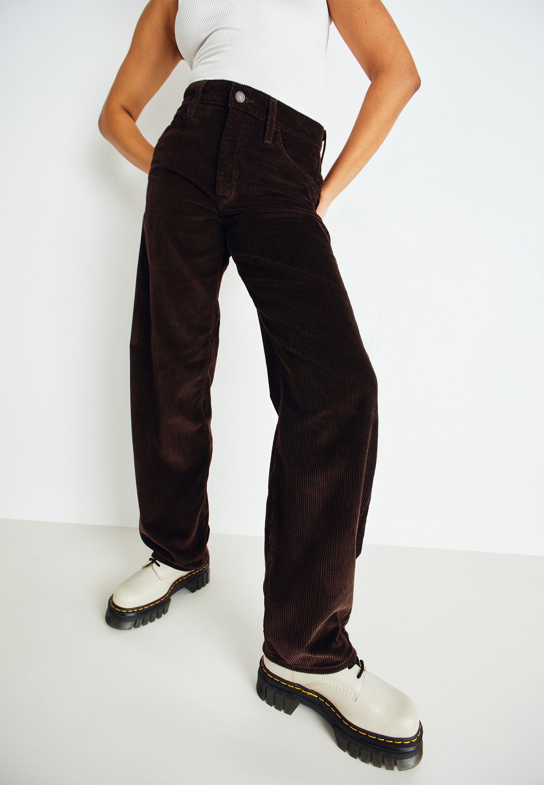 Levi's® BAGGY DAD - Relaxed fit jeans - mole/dark brown