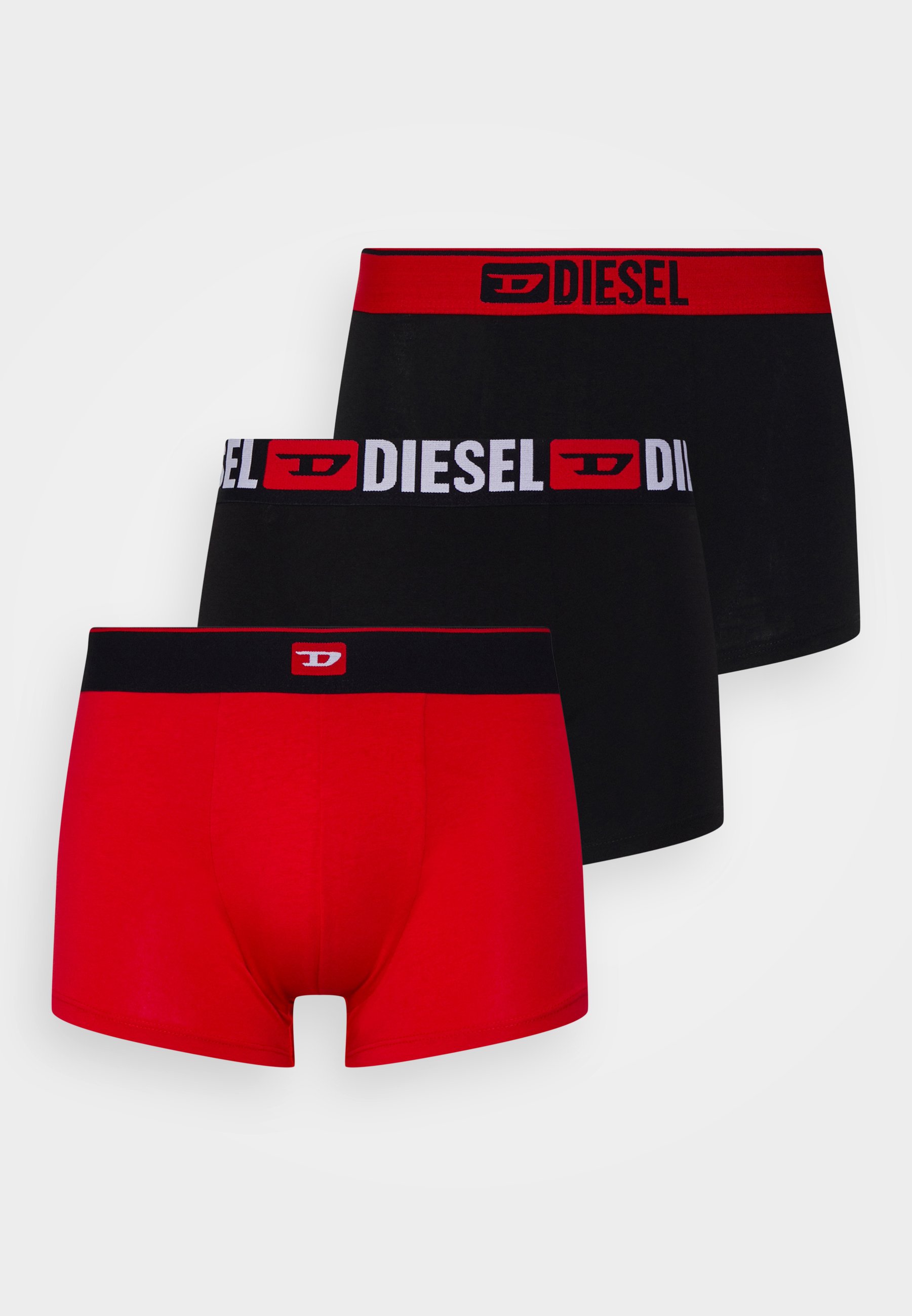 Diesel DAMIEN 3 PACK - Pants - black/red/black