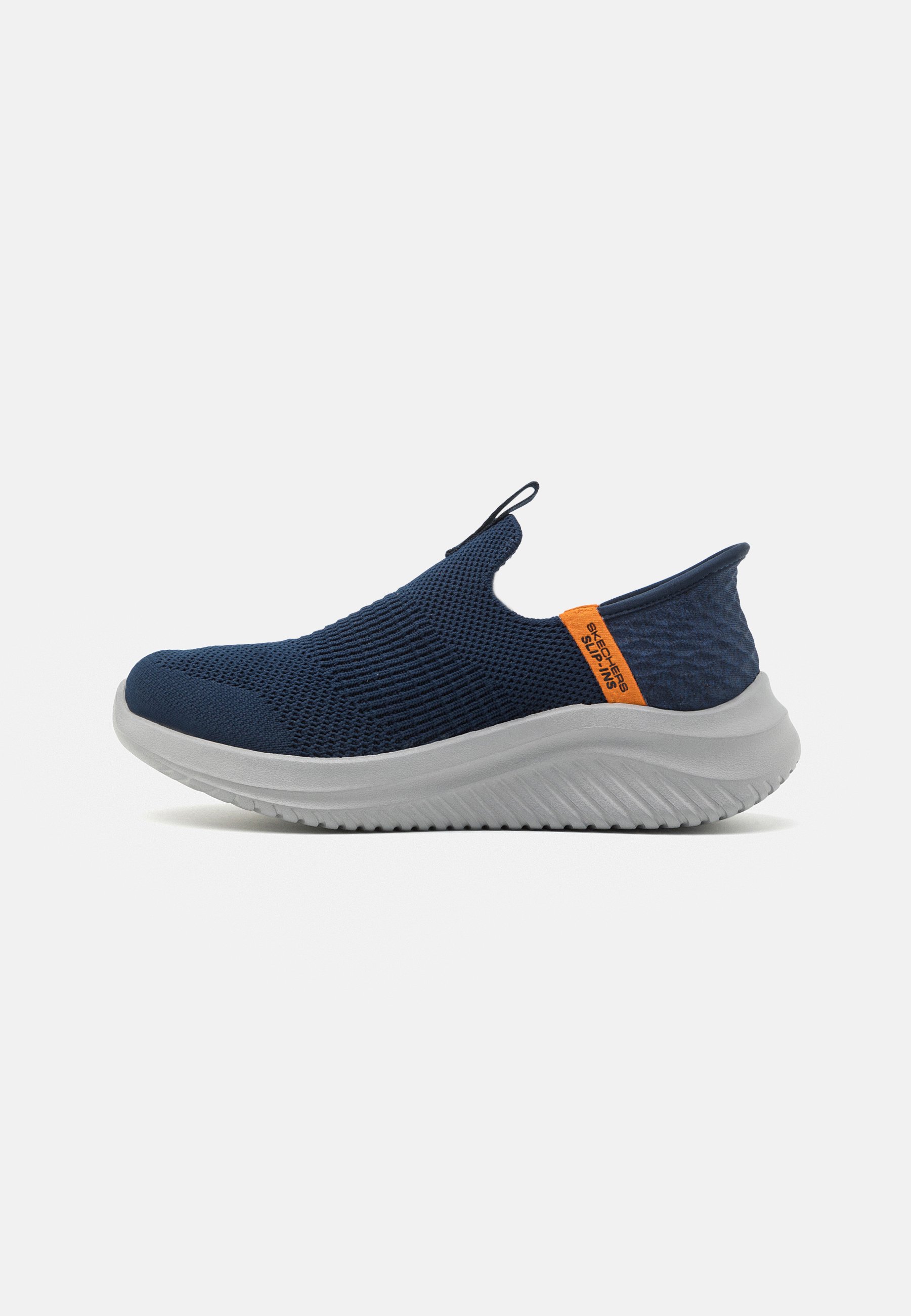 Skechers SLIP-INS STRETCH - Trainers - navy/orange/dark blue