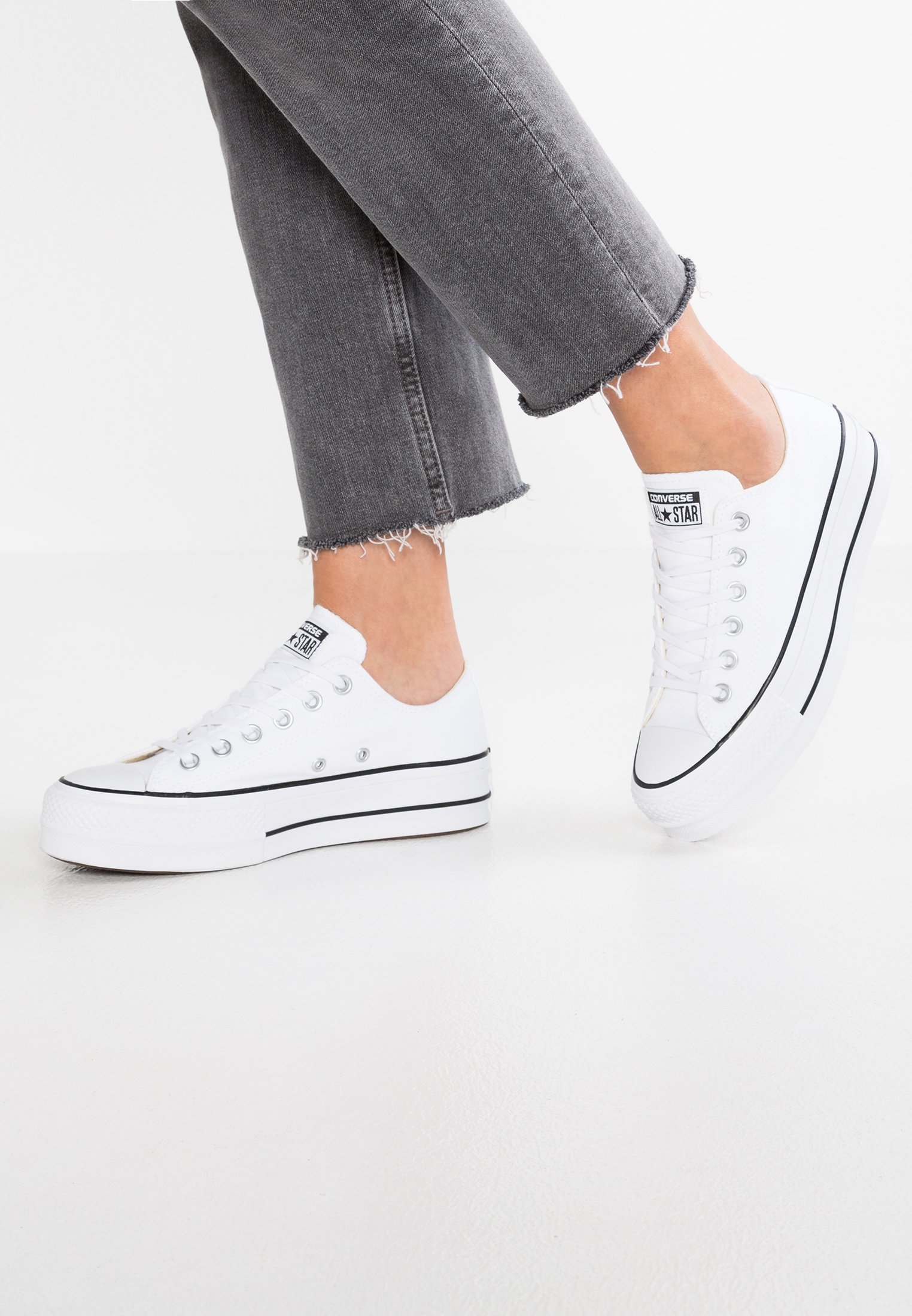 Converse CHUCK TAYLOR ALL STAR LIFT - Trainers - white/garnet/navy/white