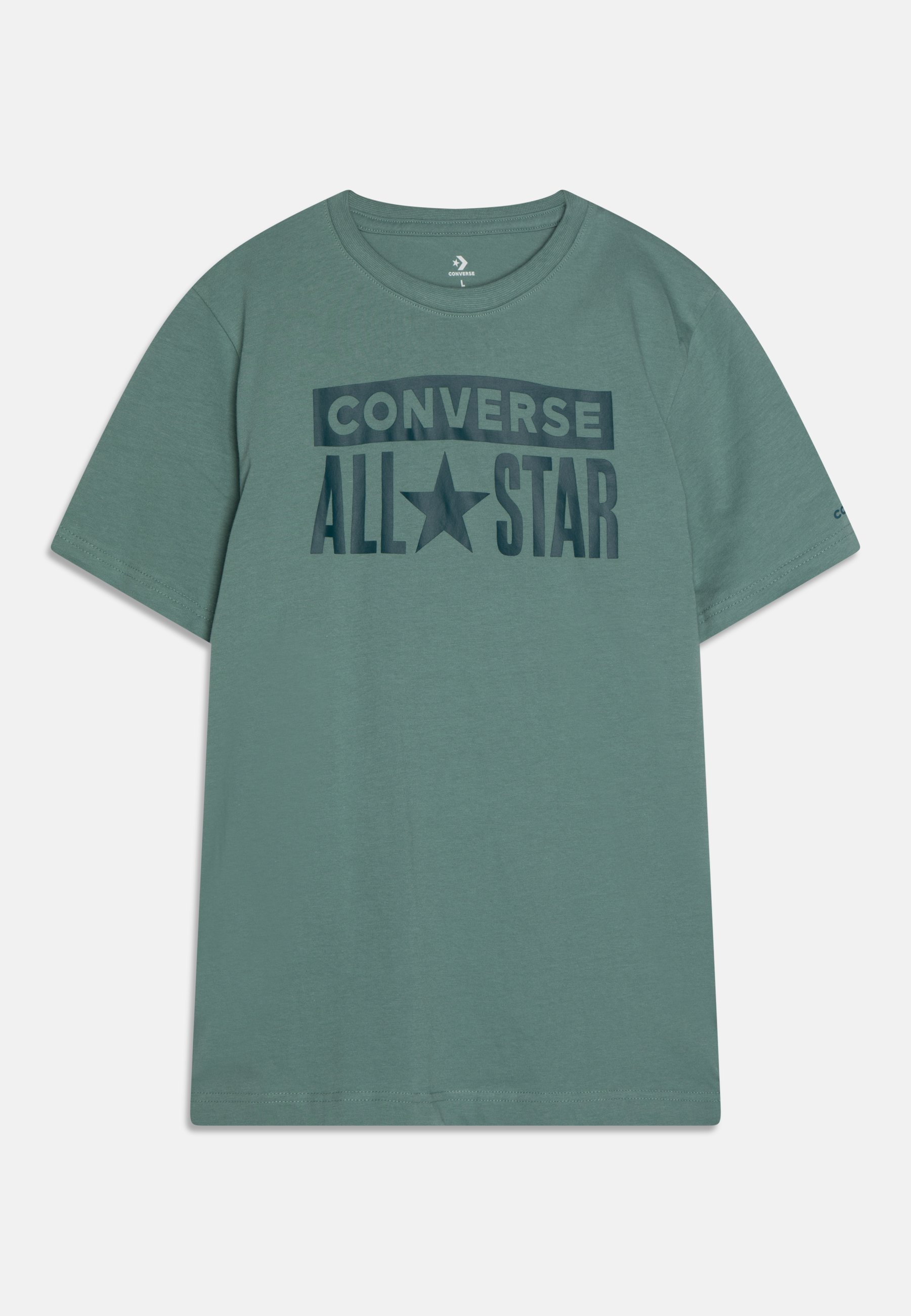 Converse ALL STAR TEE UNISEX - Print T-shirt - jade unity/teal