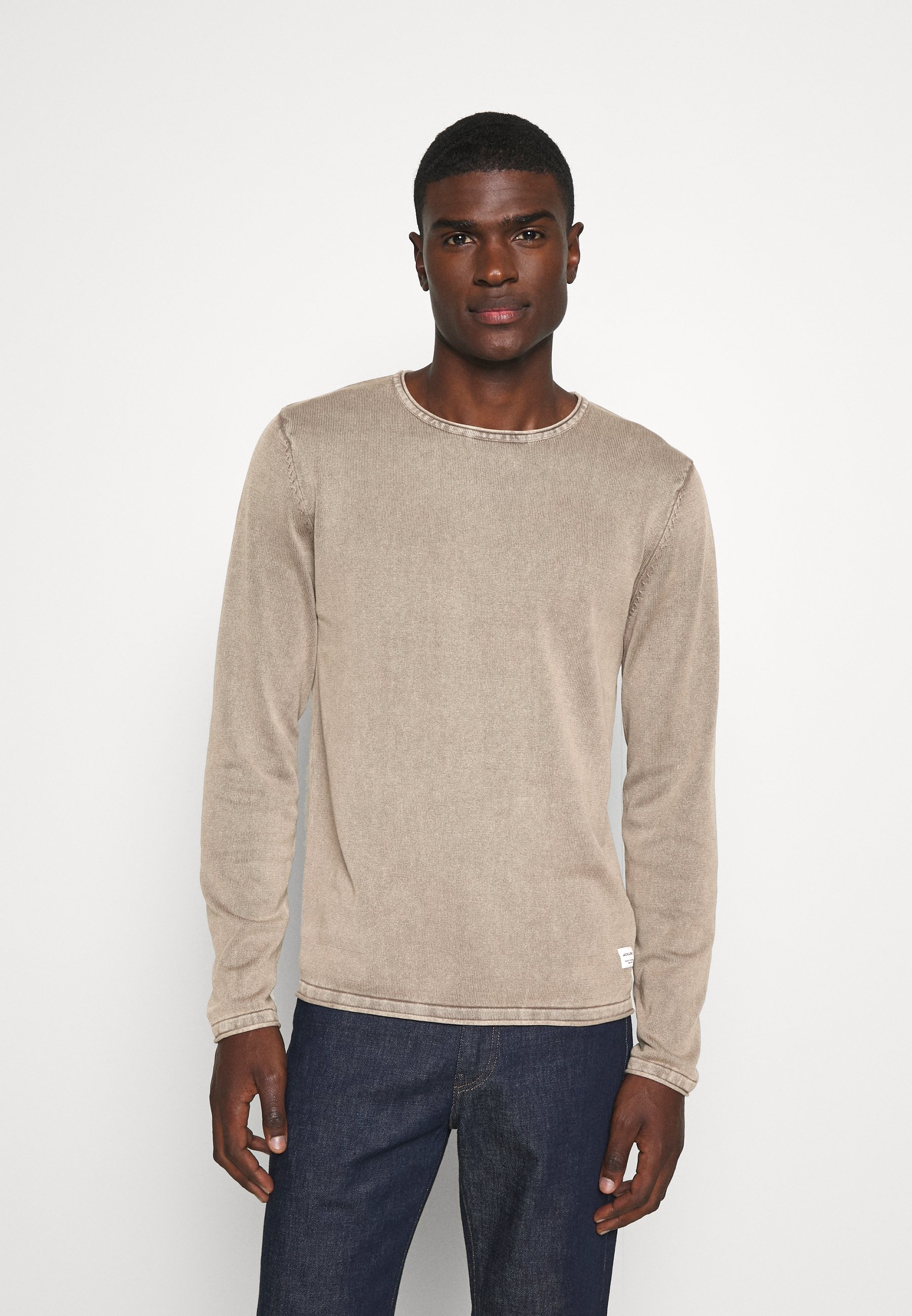 Jack &Jones JJELEO CREW NECK NOOS - Jumper - crockery/beige