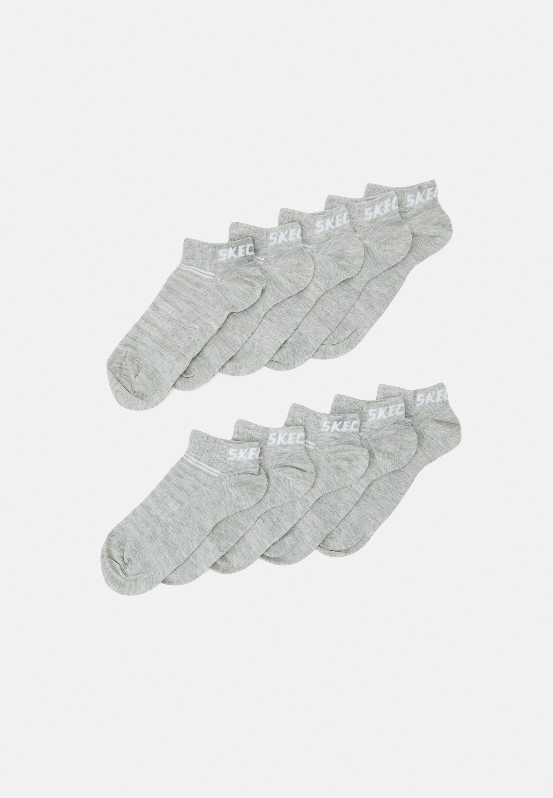 Skechers VENTILATION SNEAKER UNISEX 10 PACK - Socks - fog melange/grey