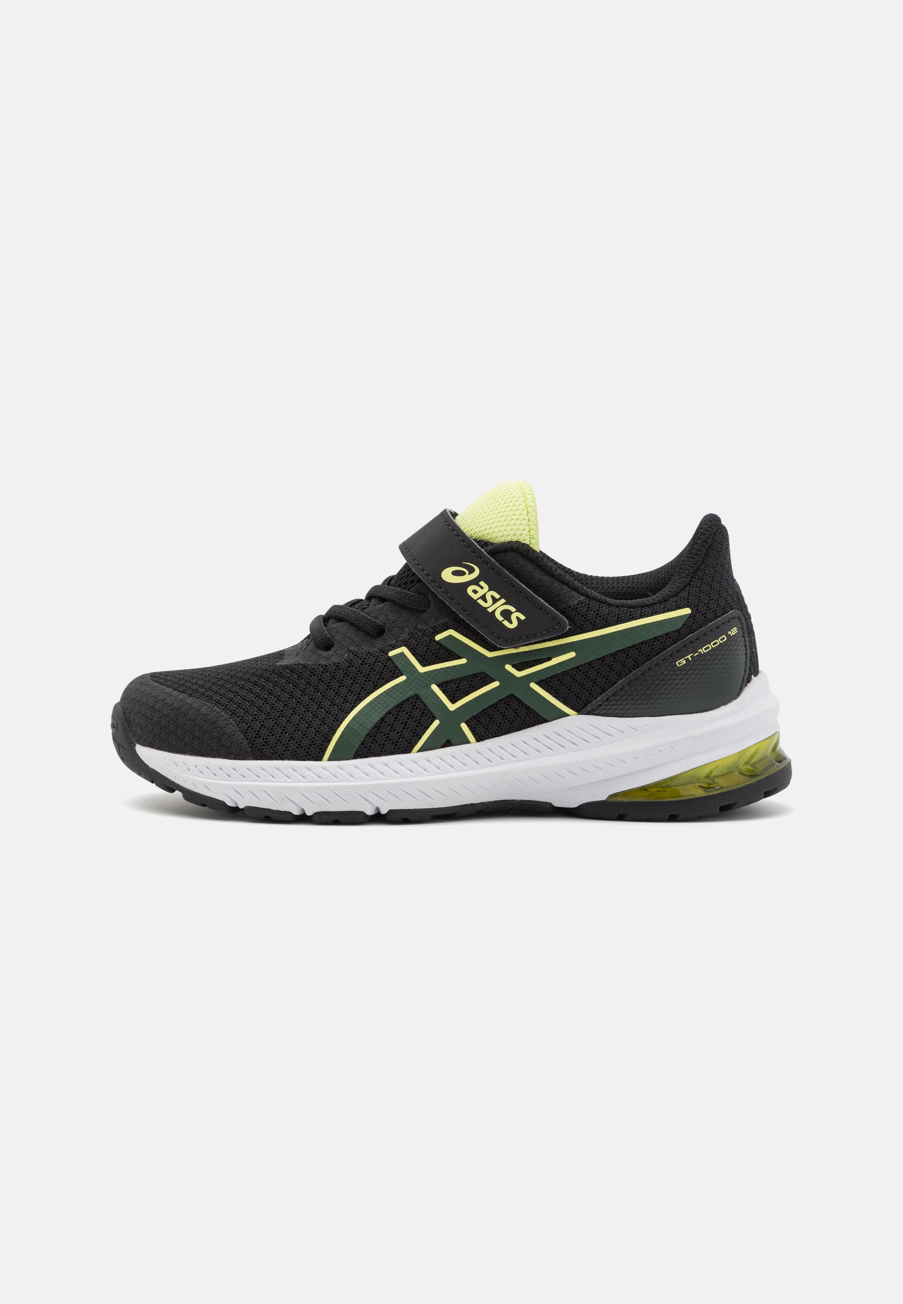 ASICS GT-1000 12 UNISEX - Neutral running shoes - black/rain forest/black