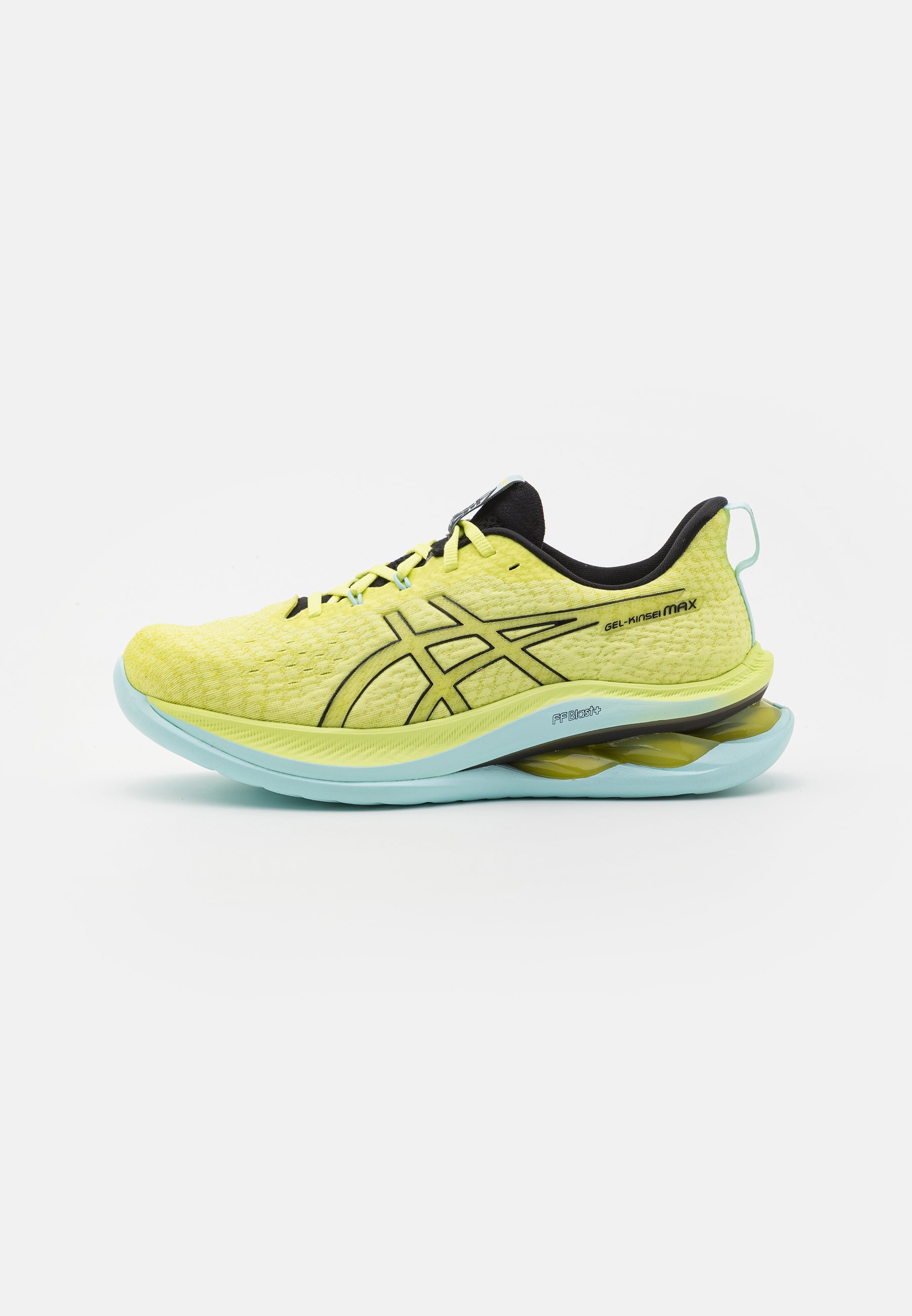 ASICS GEL KINSEI MAX - Neutral running shoes - glow yellow/black/yellow