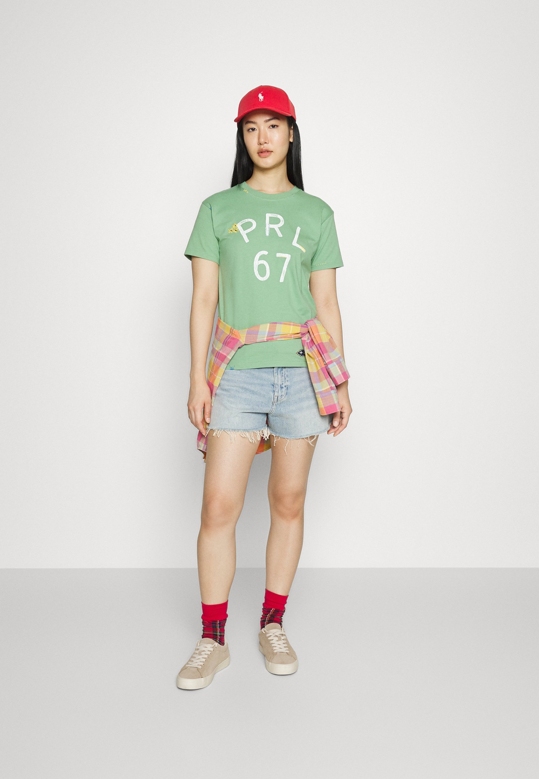 Polo Ralph Lauren SHORT SLEEVE - Print T-shirt - outback green/green