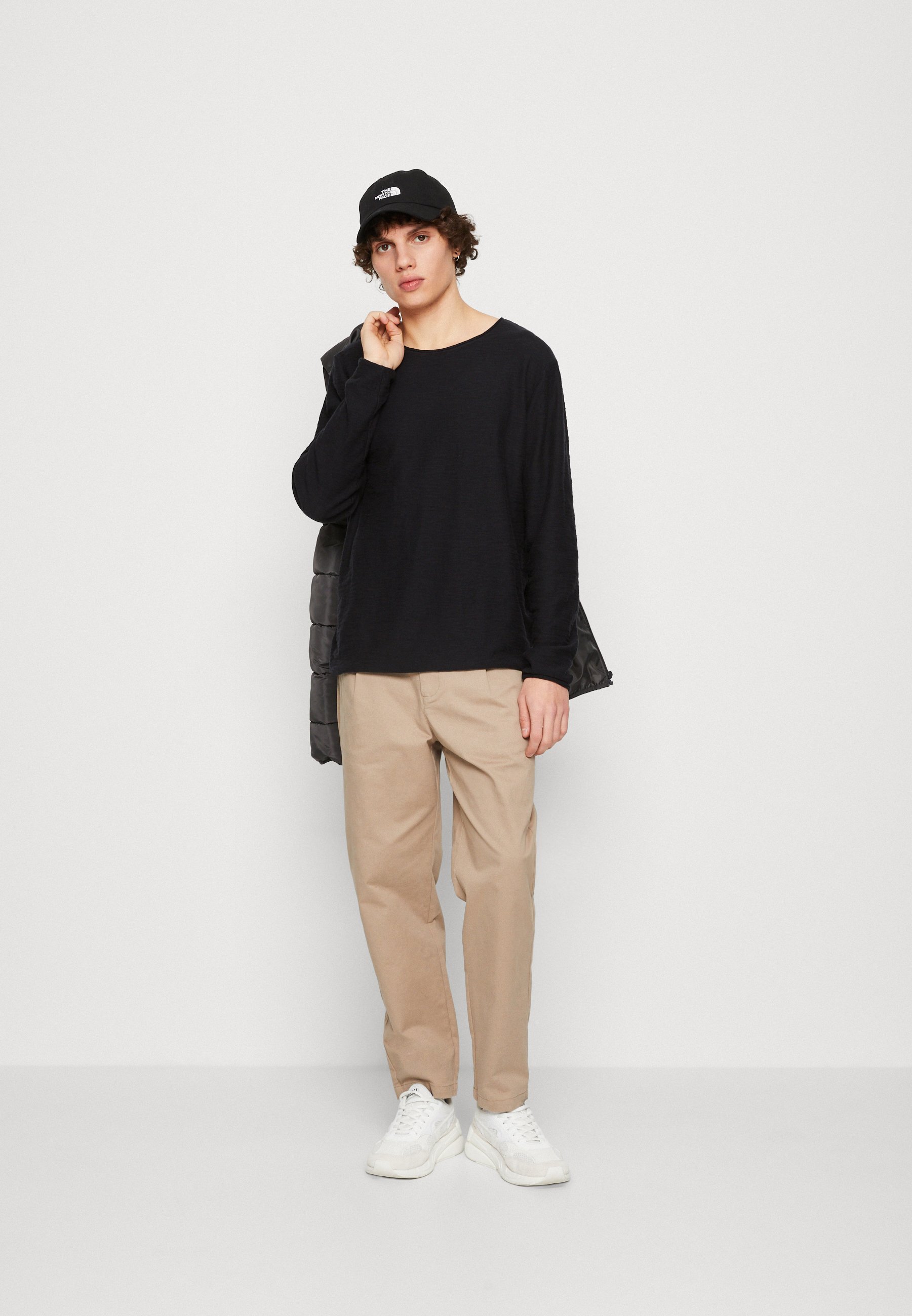 Jack &Jones JJSLUB CREW NECK - Jumper - black