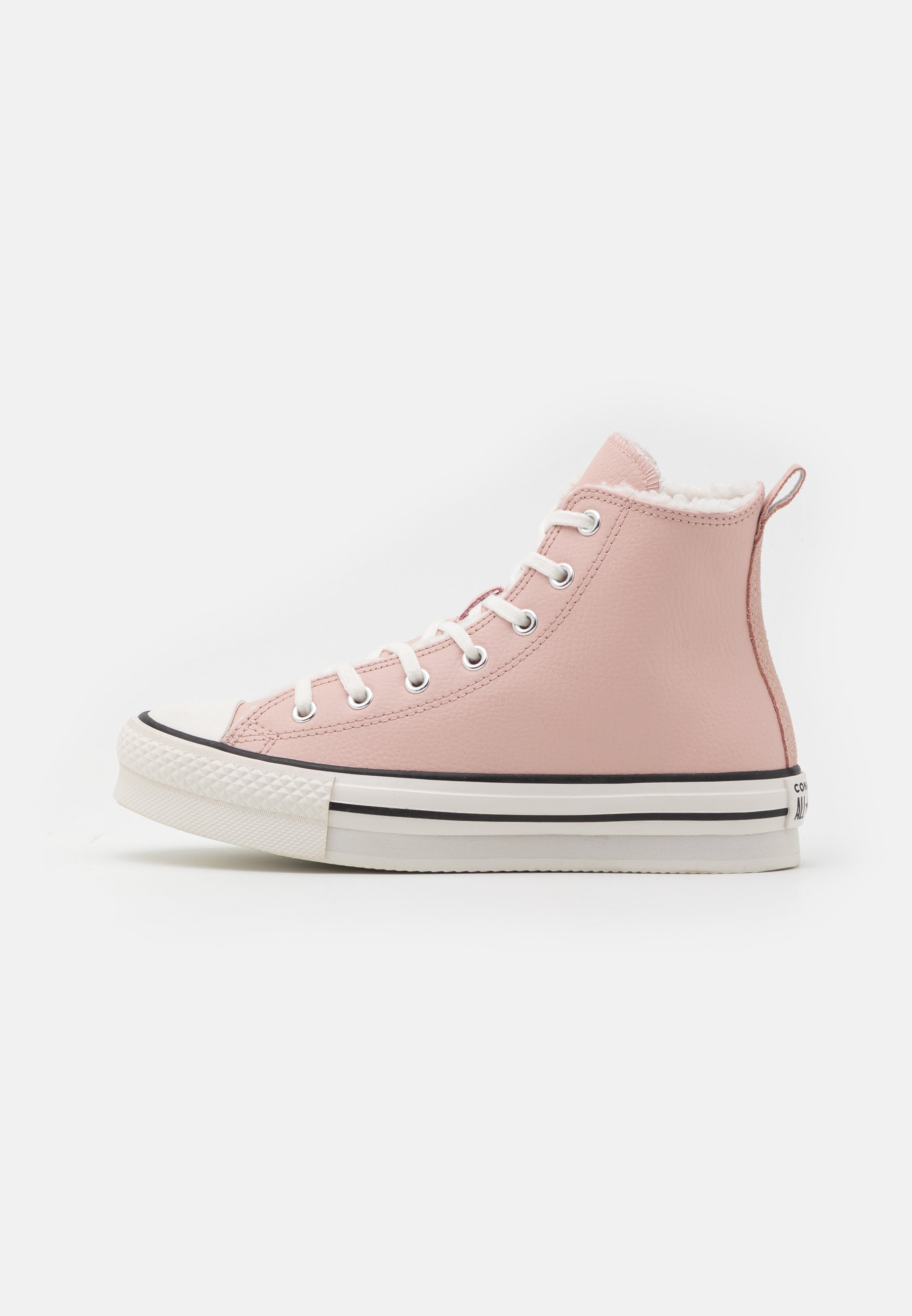 Converse CHUCK TAYLOR ALL STAR PLATFORM LIFT WARM WINTER ESSENTIALS TEENS - High-top trainers - pink sage/vintage white/black/pink