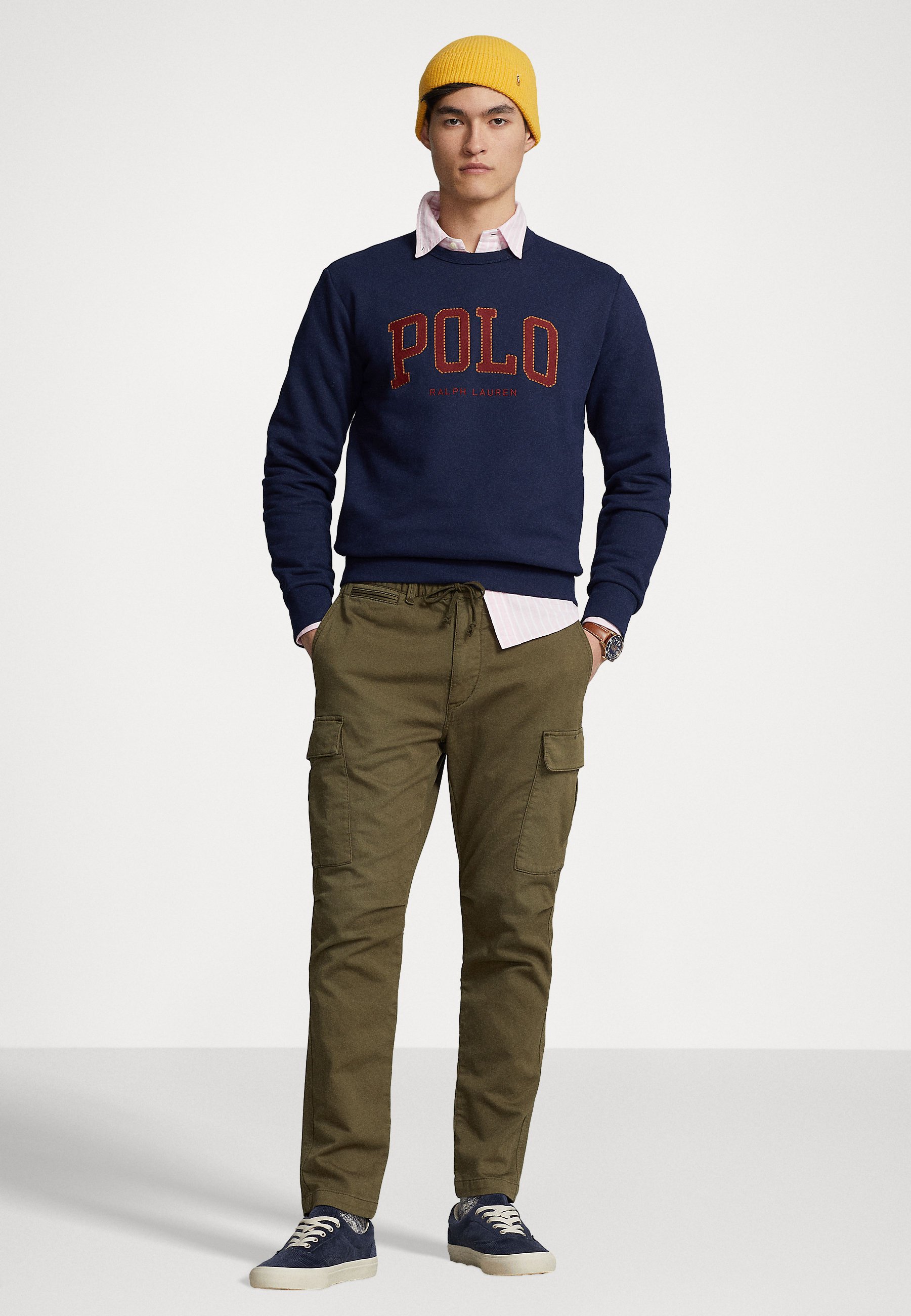 Polo Ralph Lauren LONG SLEEVE - Sweatshirt - cruise navy/blue