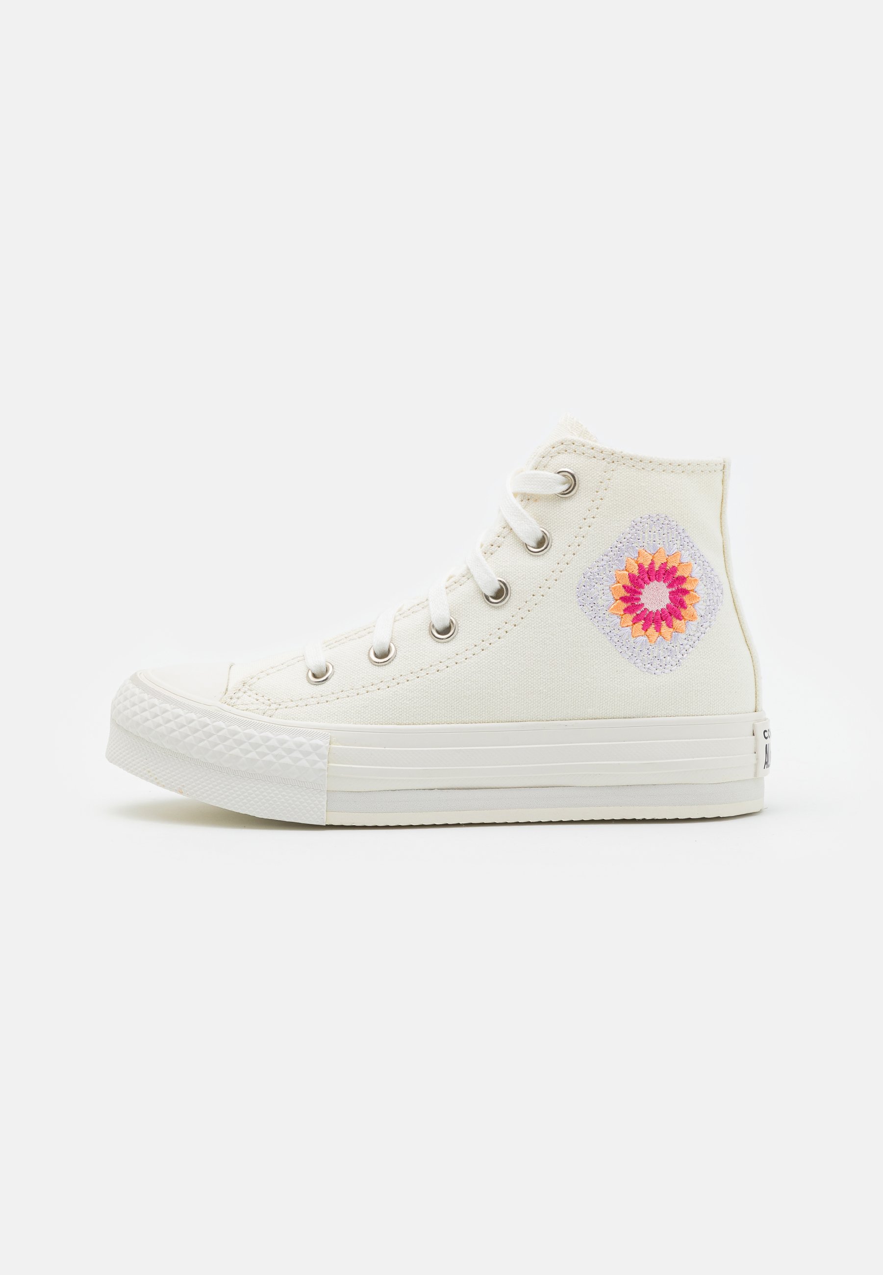 Converse CHUCK TAYLOR ALL STAR LIFT UNISEX - High-top trainers - egret/vintage white/peach dream/off-white