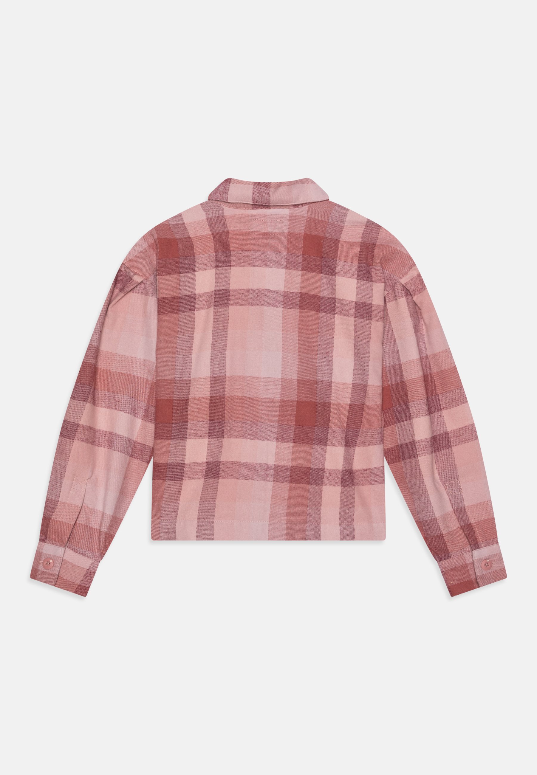 Converse RELAXED BOXY SHACKET - Button-down blouse - night flamingo/pink