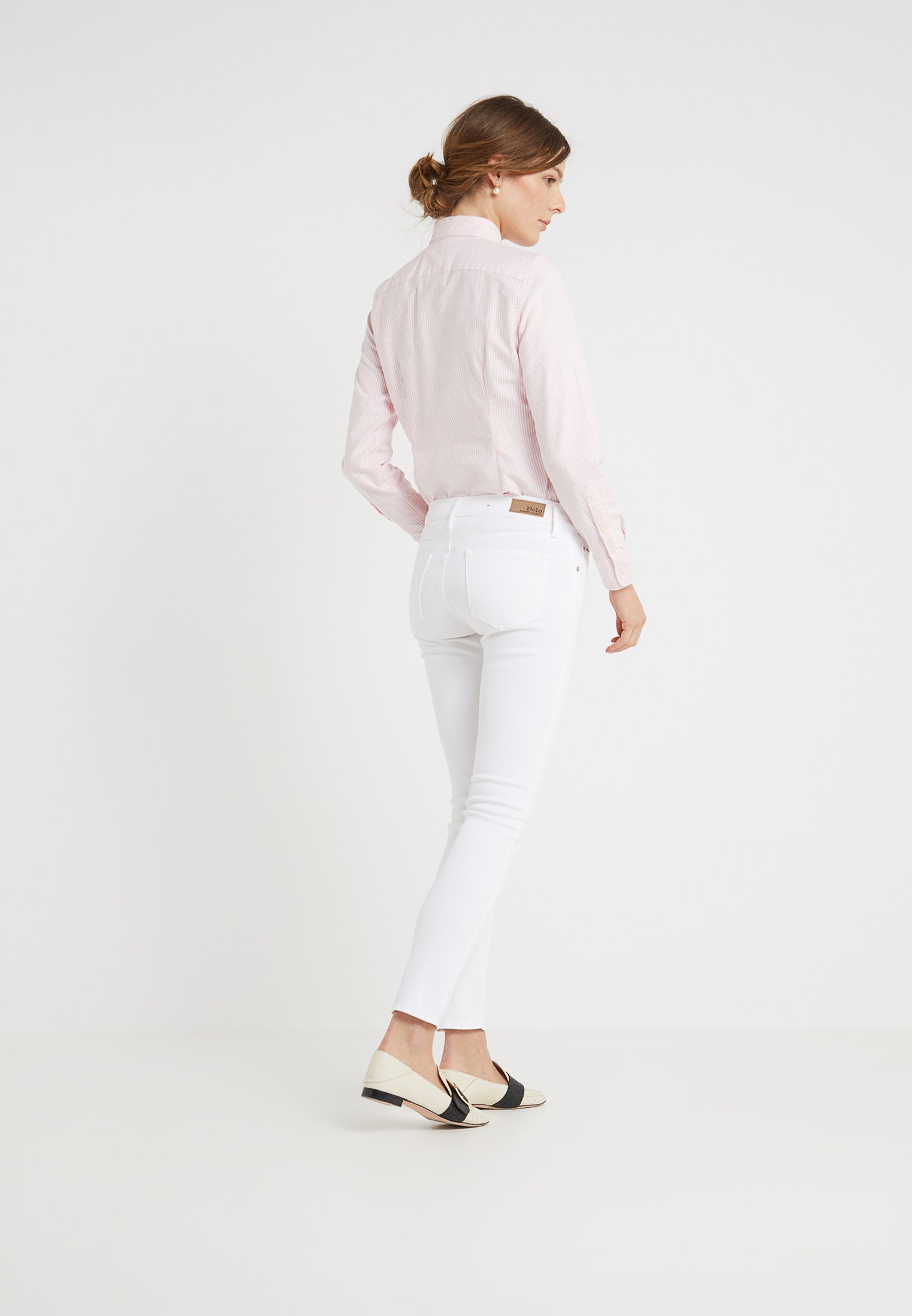 Polo Ralph Lauren LEAH WASH - Jeans Skinny Fit - white/white denim
