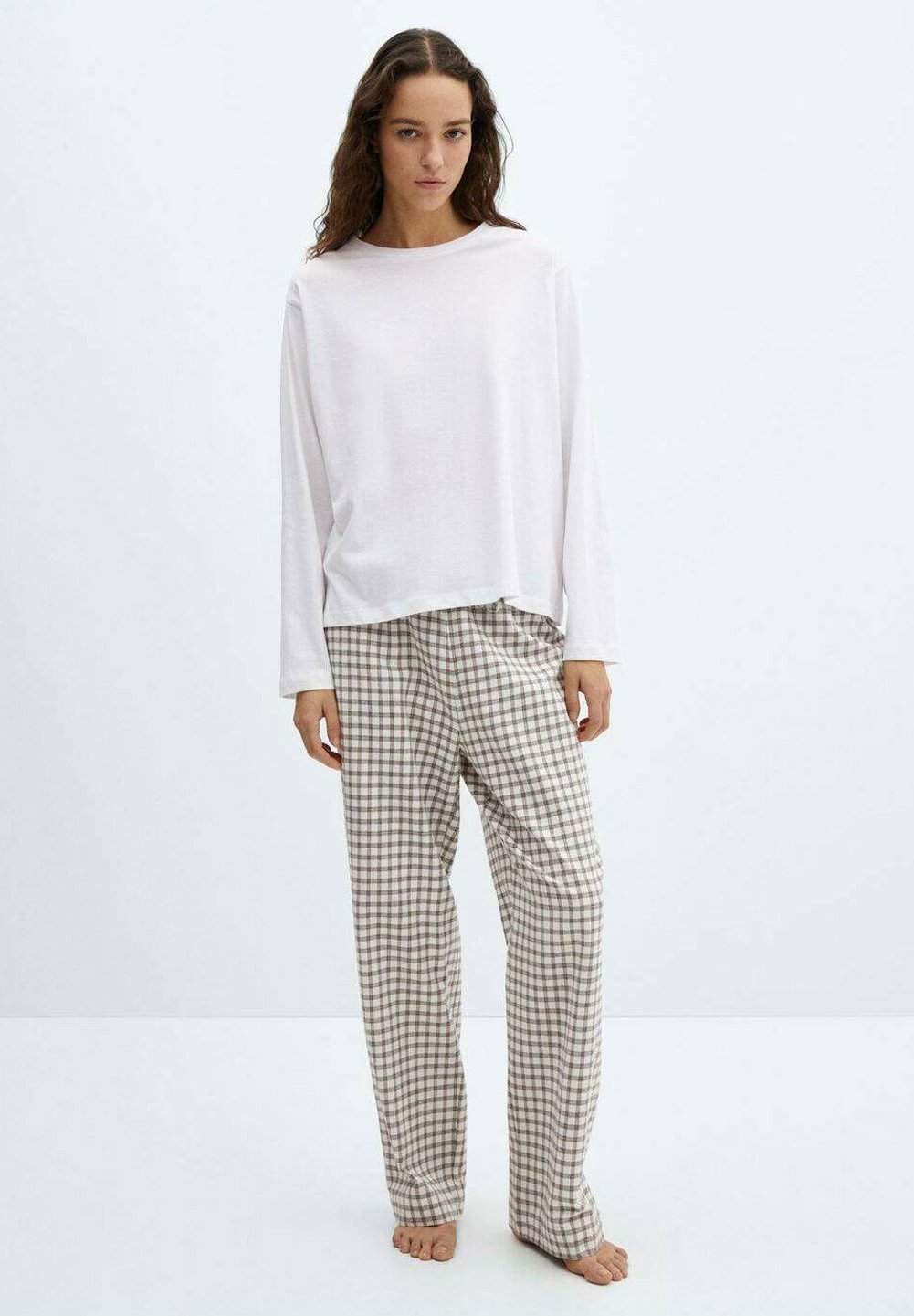 Mango COMBOFRA SET - Pyjama set - hnědá/brown